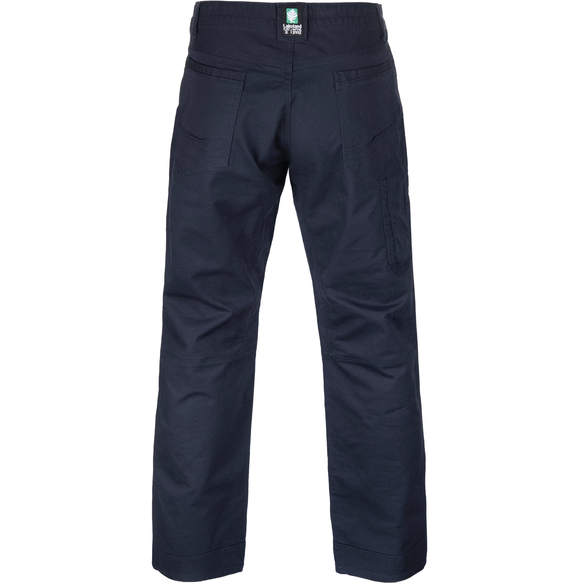 LAKELAND IP95WFMV13 Women's FR Pants 9.5 oz Renegade RipFlex, Navy, 1 Each