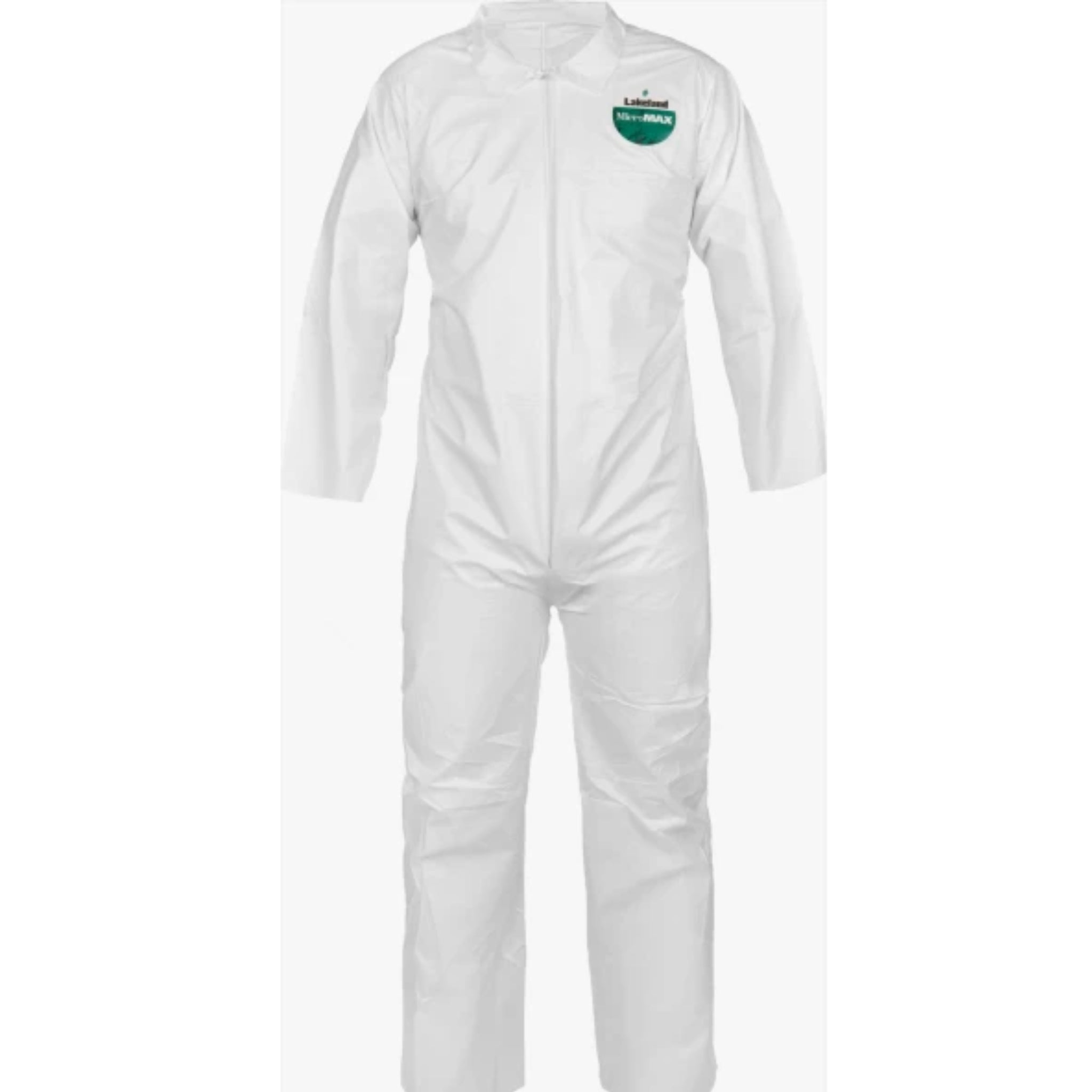 Lakeland MicroMax TG412 Zipper Closure Coverall, White, Case of 25, Main Image