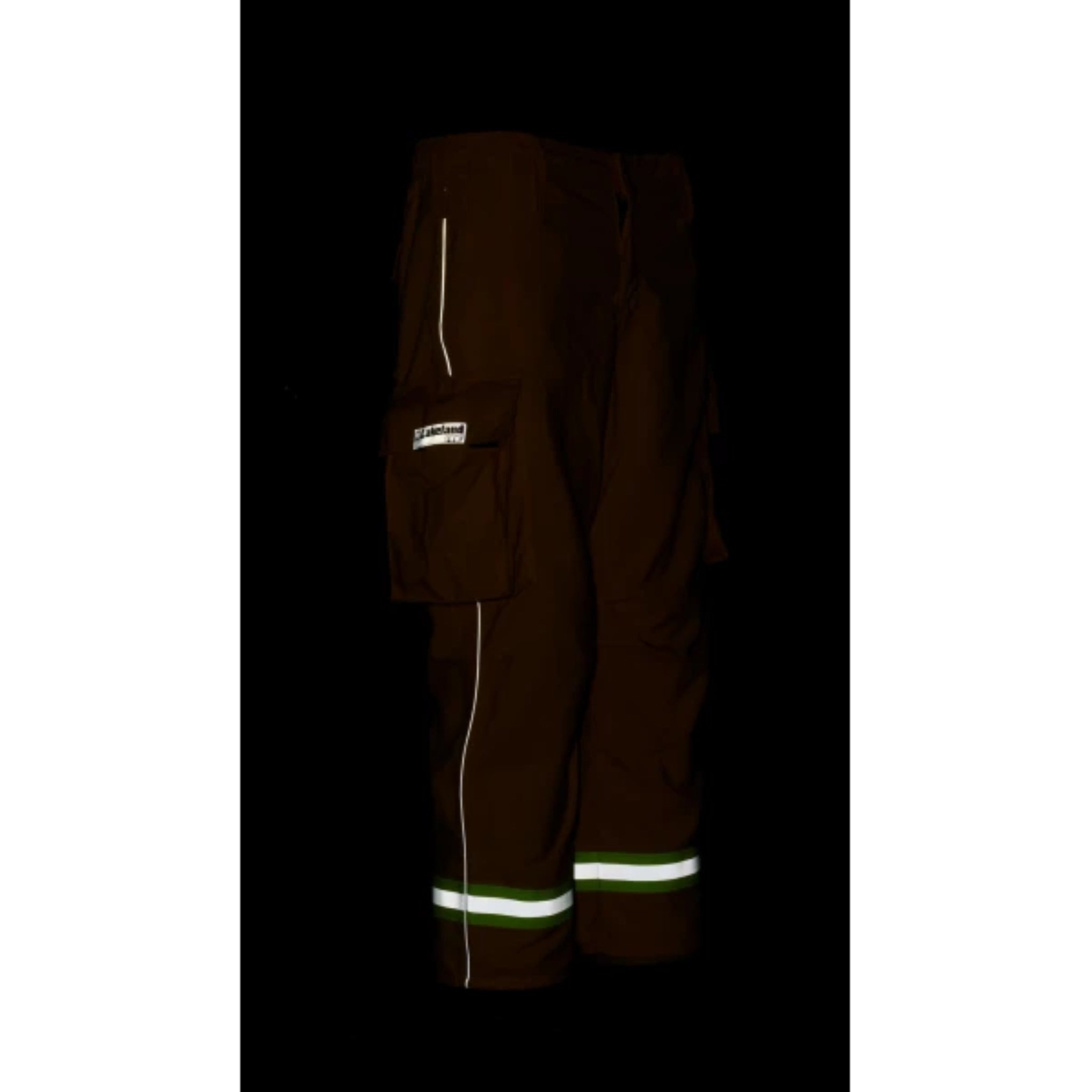 Lakeland WLSPTI26 OSX Indura Cotton Wildland Fire Pant, 1 Each, Reflective Tape