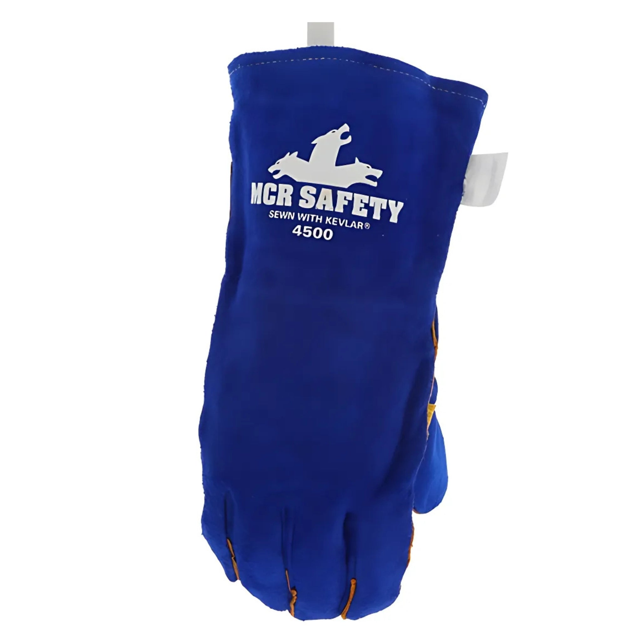 MCR Safety 4500 Foam Lined Select Shoulder Leather Welding Work Gloves, Blue, X-Large, 1 Pair, Main Image_02