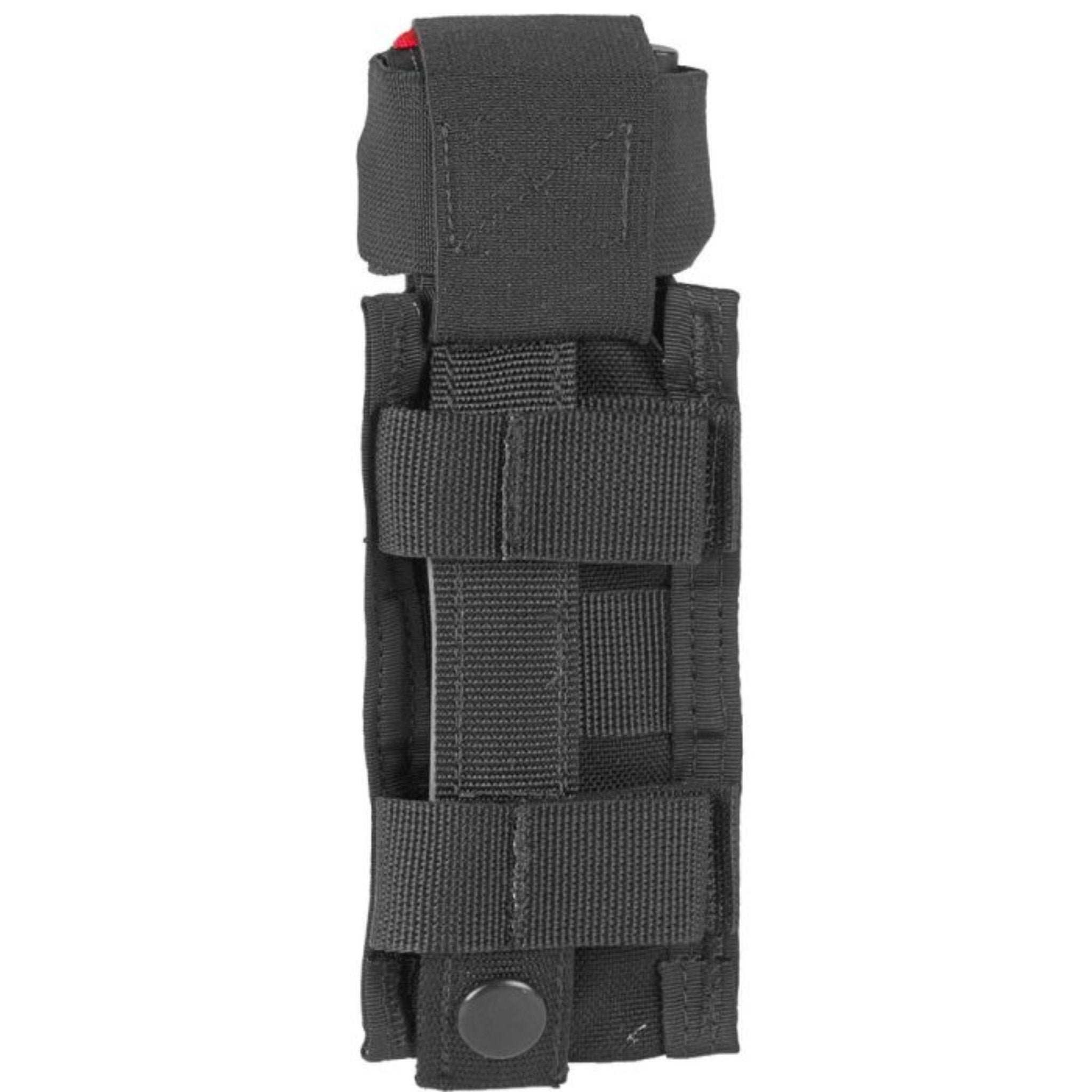 North American Rescue 30-0057 CAT Tourniquet Holder, Black, 1 Each, Vertical, Back View