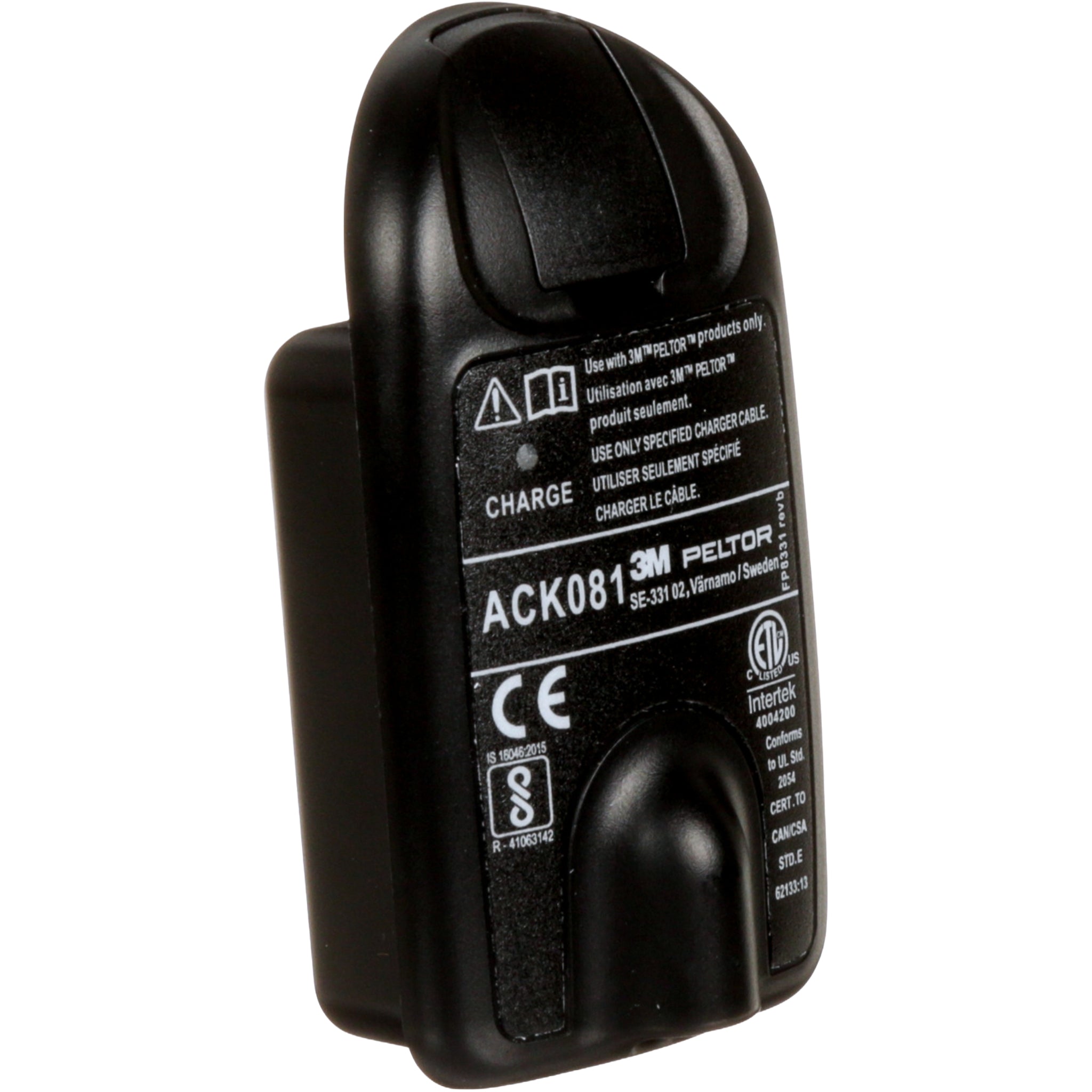 3M Peltor ACK081 Rechargeable Battery Pack, Black, Main Image