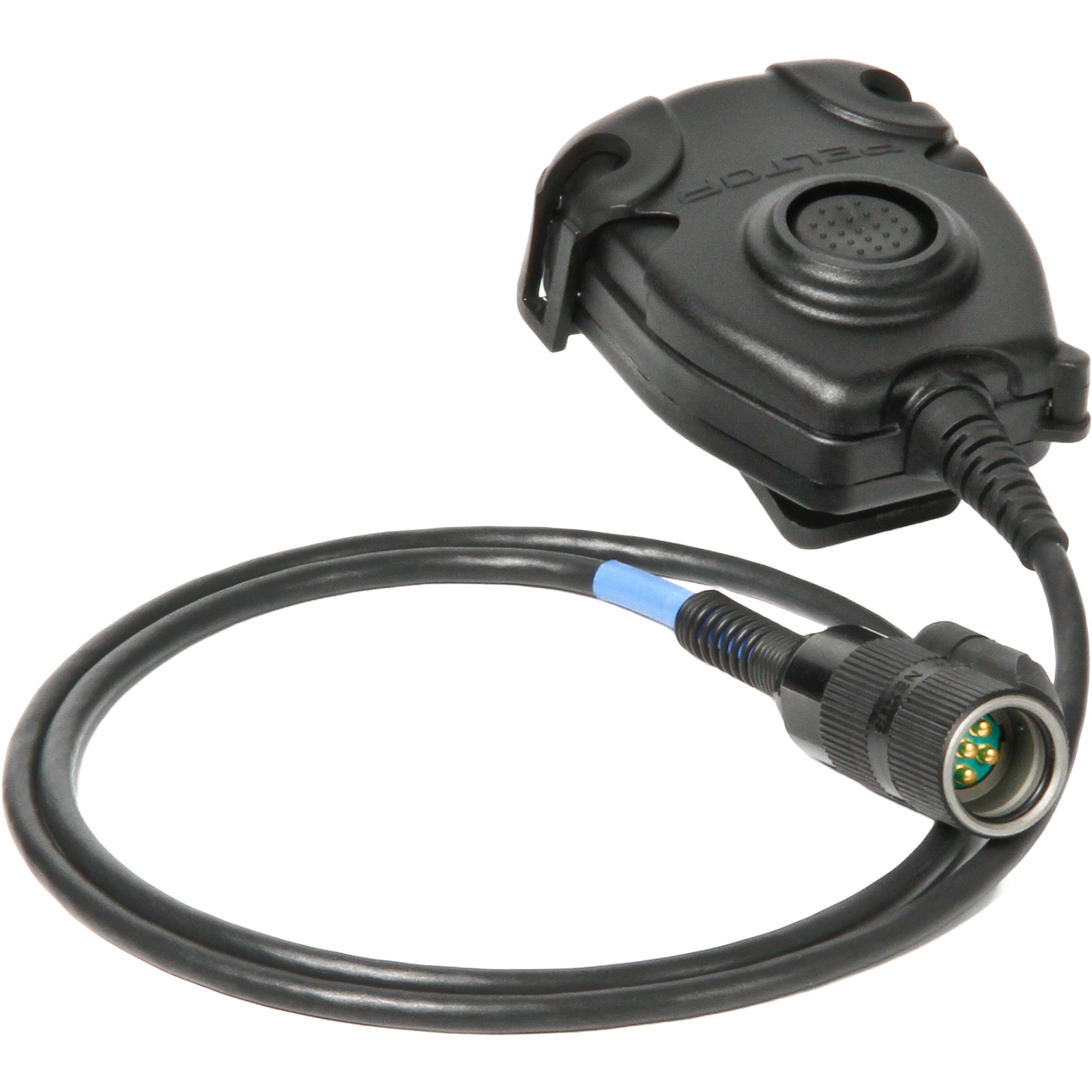 3M™ PELTOR™ Push-To-Talk (PTT) Adapter Military Radio FL5601-02, with 6-PIN MIL-C-55116 Connector, Third Image