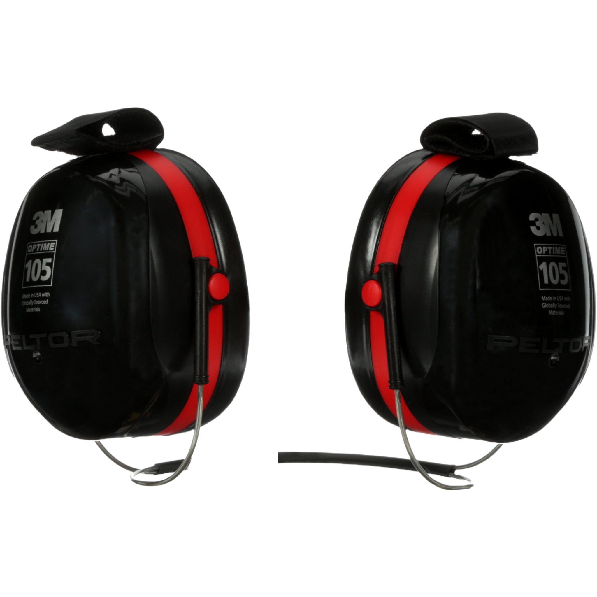 3M™ Peltor™ H10B Optime™ 105 Behind-the-Head Earmuffs, Front View