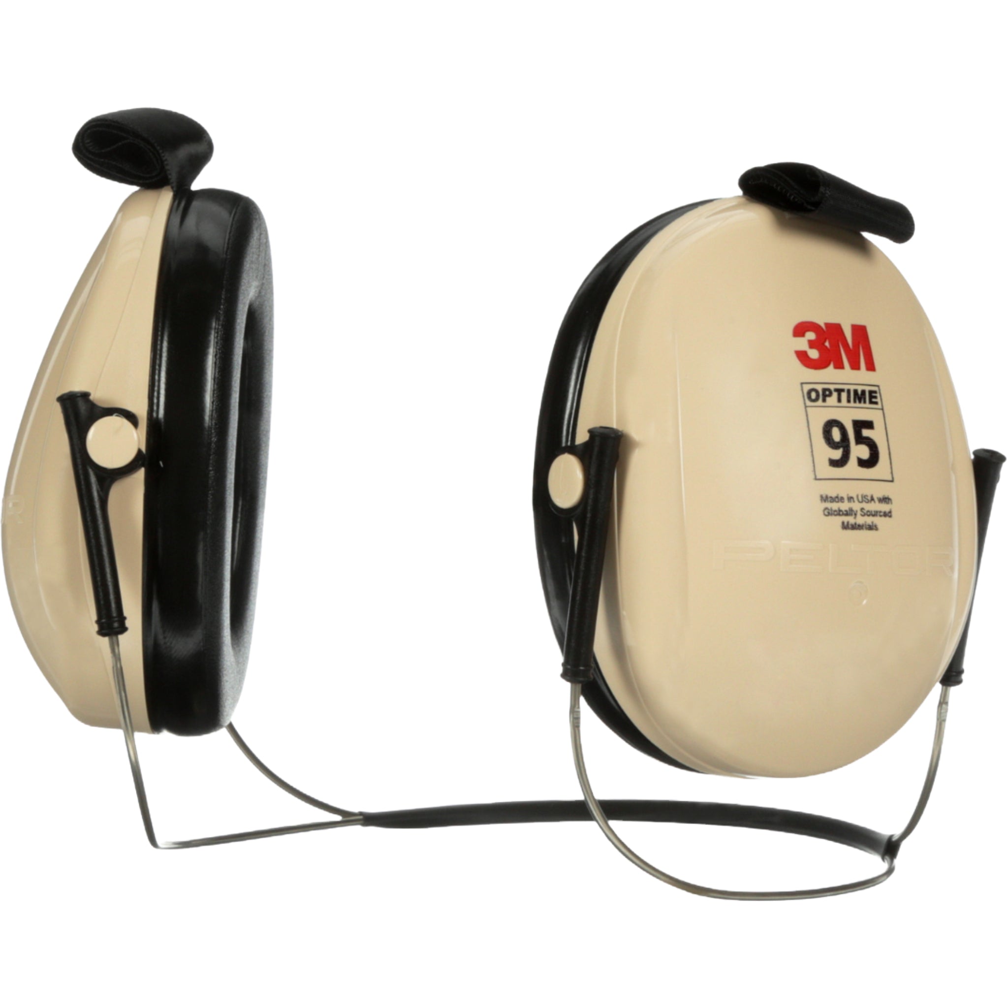 Peltor H6 Low Series Earmuffs-Behind The Neck Model, Left Side View