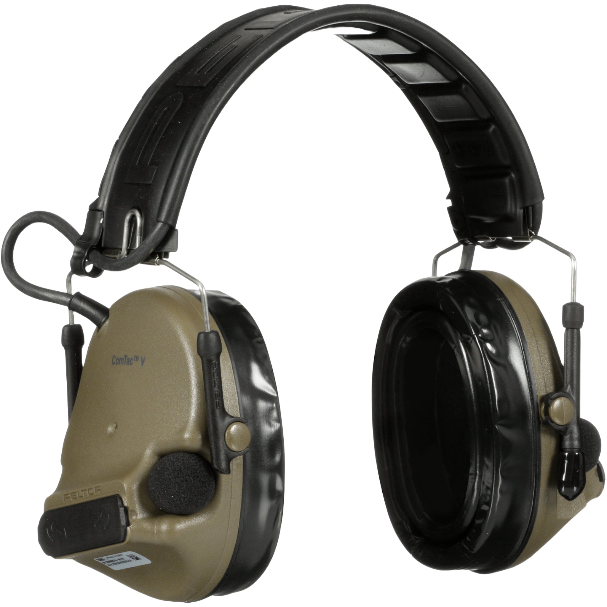 3M Peltor MT20H682FB-09 GN ComTac V Hearing Defender Headset, Foldable, Green, Main Image