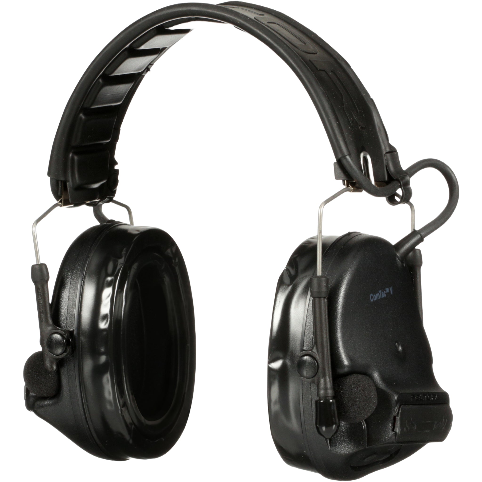 3M Peltor MT20H682FB-09 SV SwatTac V Hearing Defender Headset, Foldable, Black, Left Side View