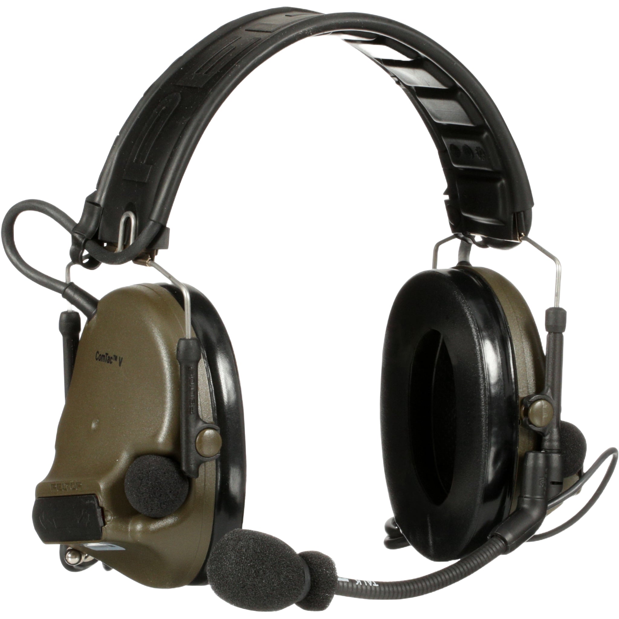 3M Peltor MT20H682FB-19 GN ComTac V Headset, Foldable, Dual Lead, Green, Main Image