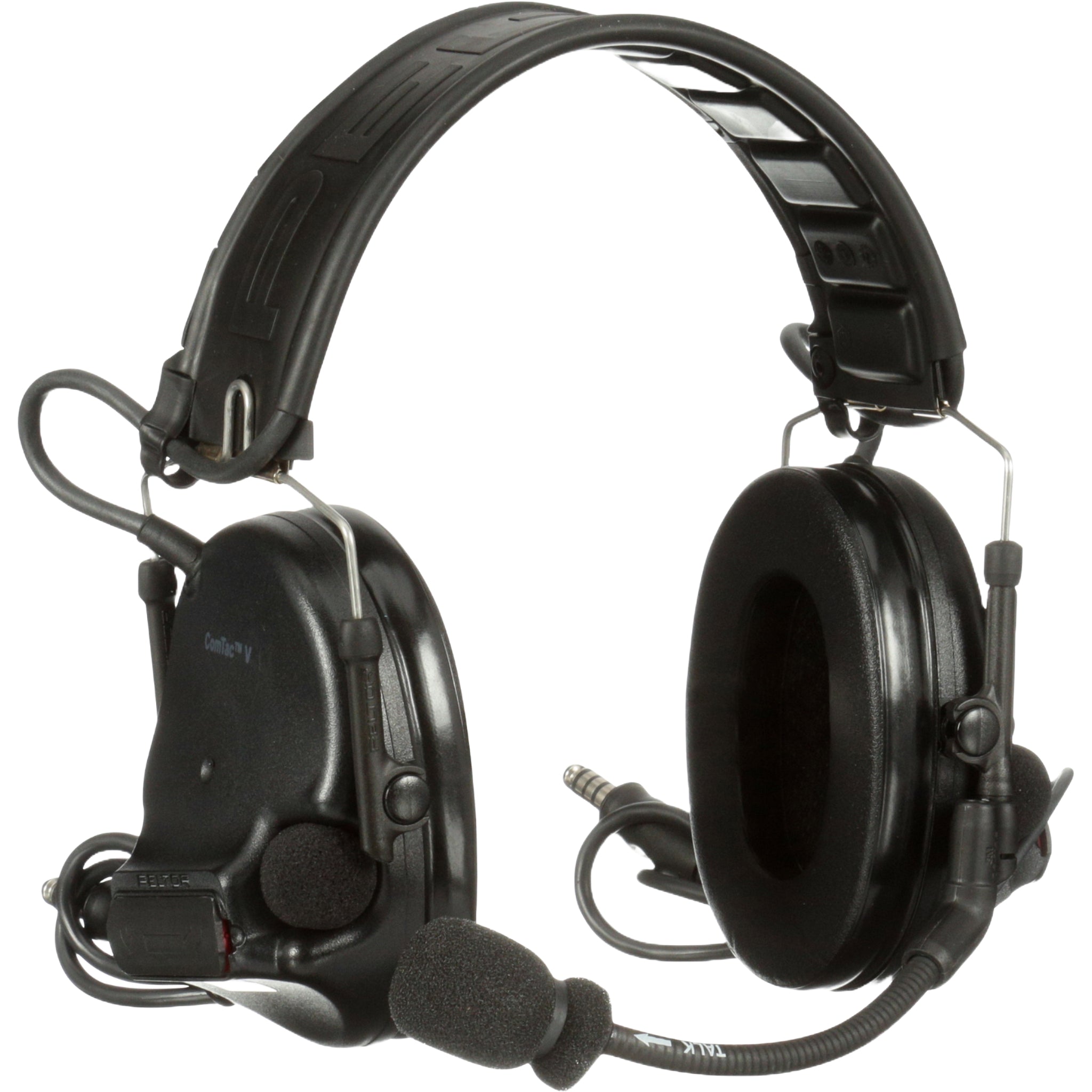 3M Peltor MT20H682FB-19 SV SwatTac V Headset, Foldable, Dual Lead, Black, Main Image