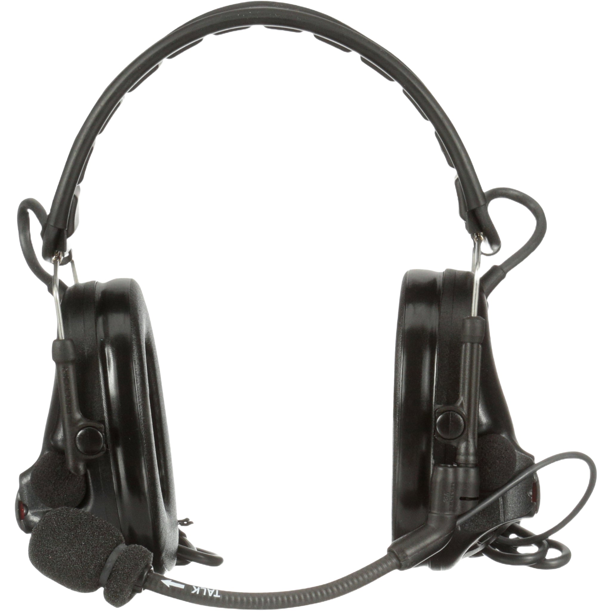 3M Peltor MT20H682FB-19 SV SwatTac V Headset, Foldable, Dual Lead, Black, Front View