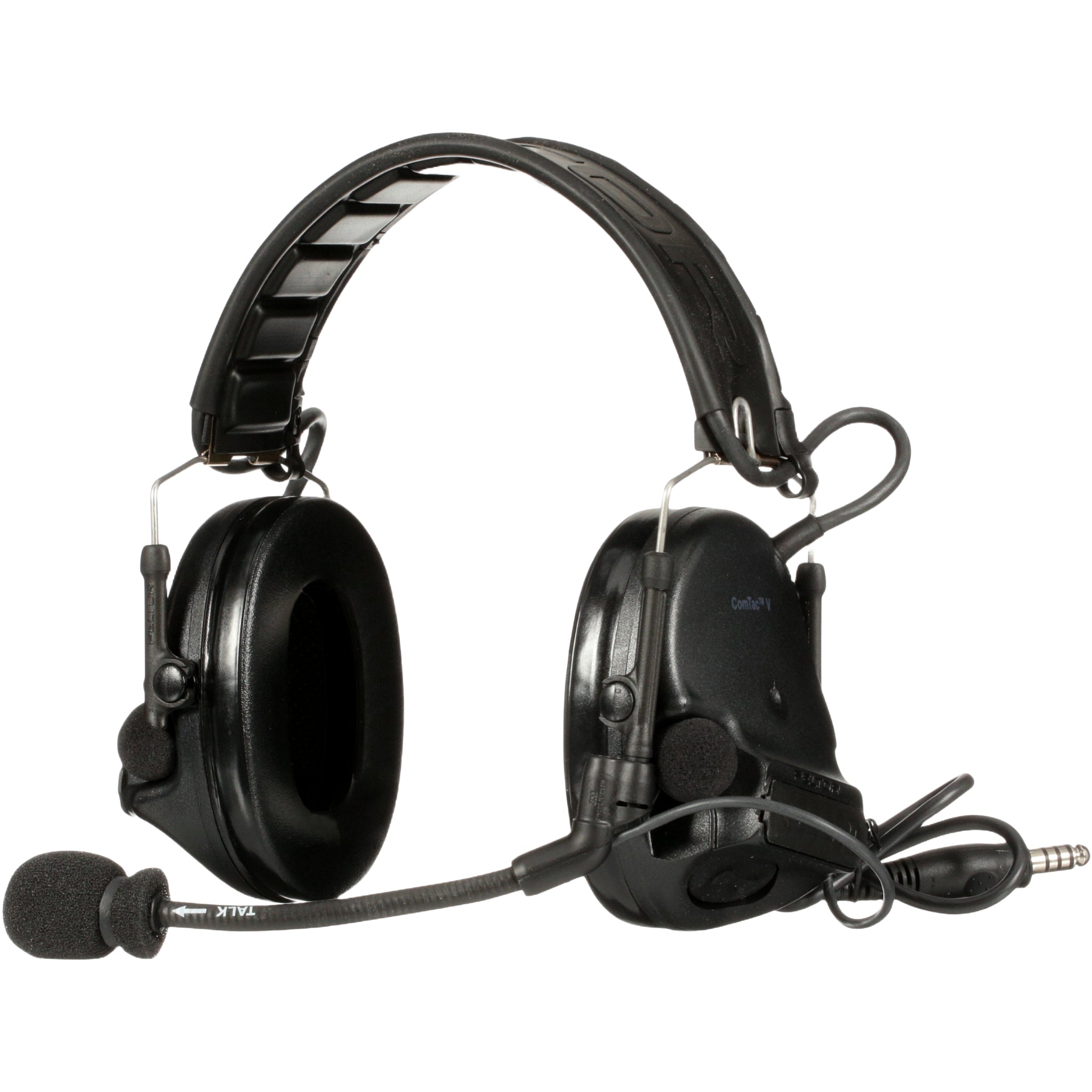 3M Peltor MT20H682FB-47 SV SwatTac V Headset, Foldable, Single Lead, Black, Left Side View