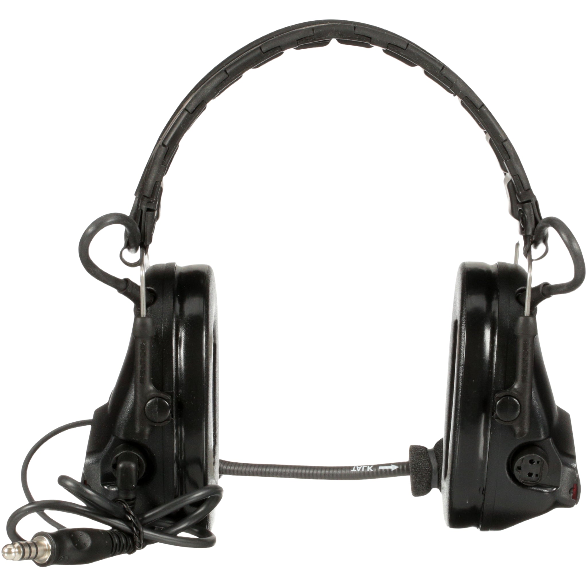 3M Peltor MT20H682FB-47 SV SwatTac V Headset, Foldable, Single Lead, Black, Rear View