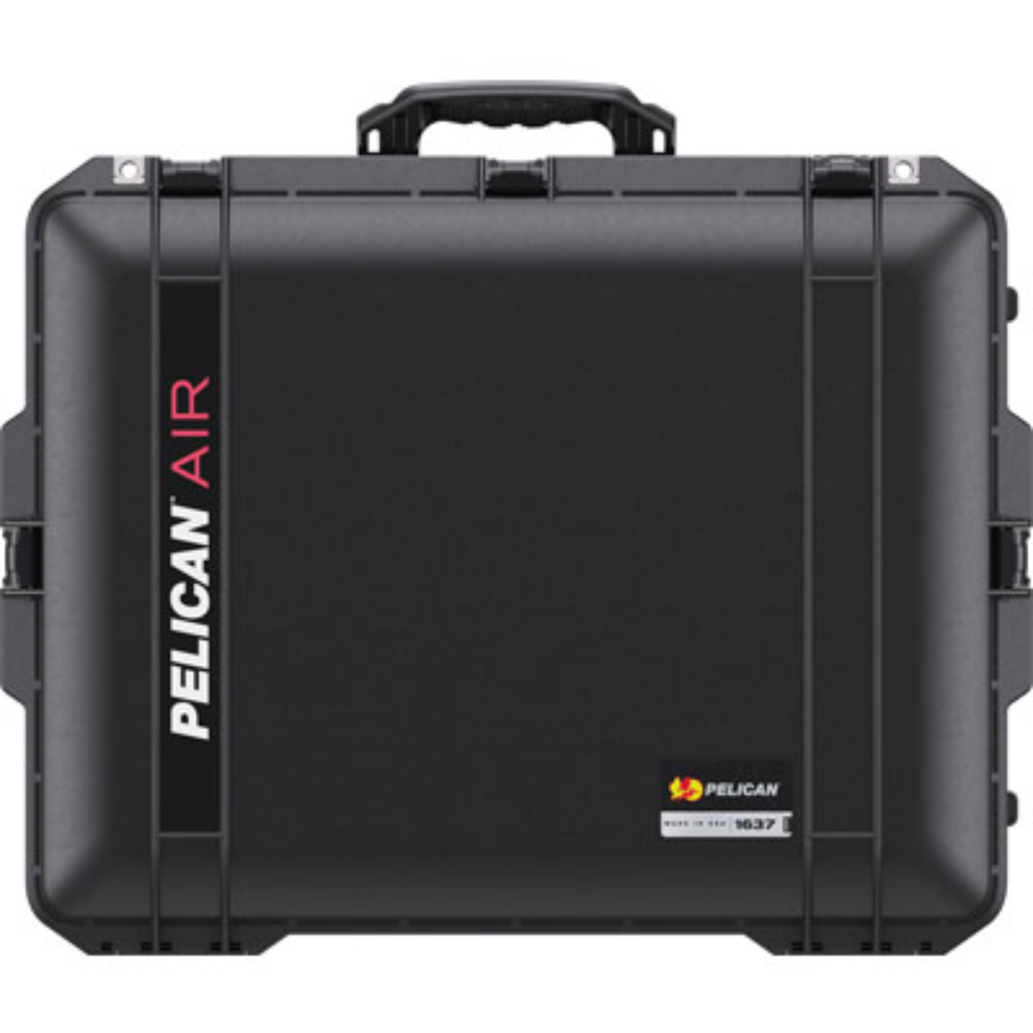 Pelican 1637 016370-0011-110 Air Case, No Foam, Black, Front View