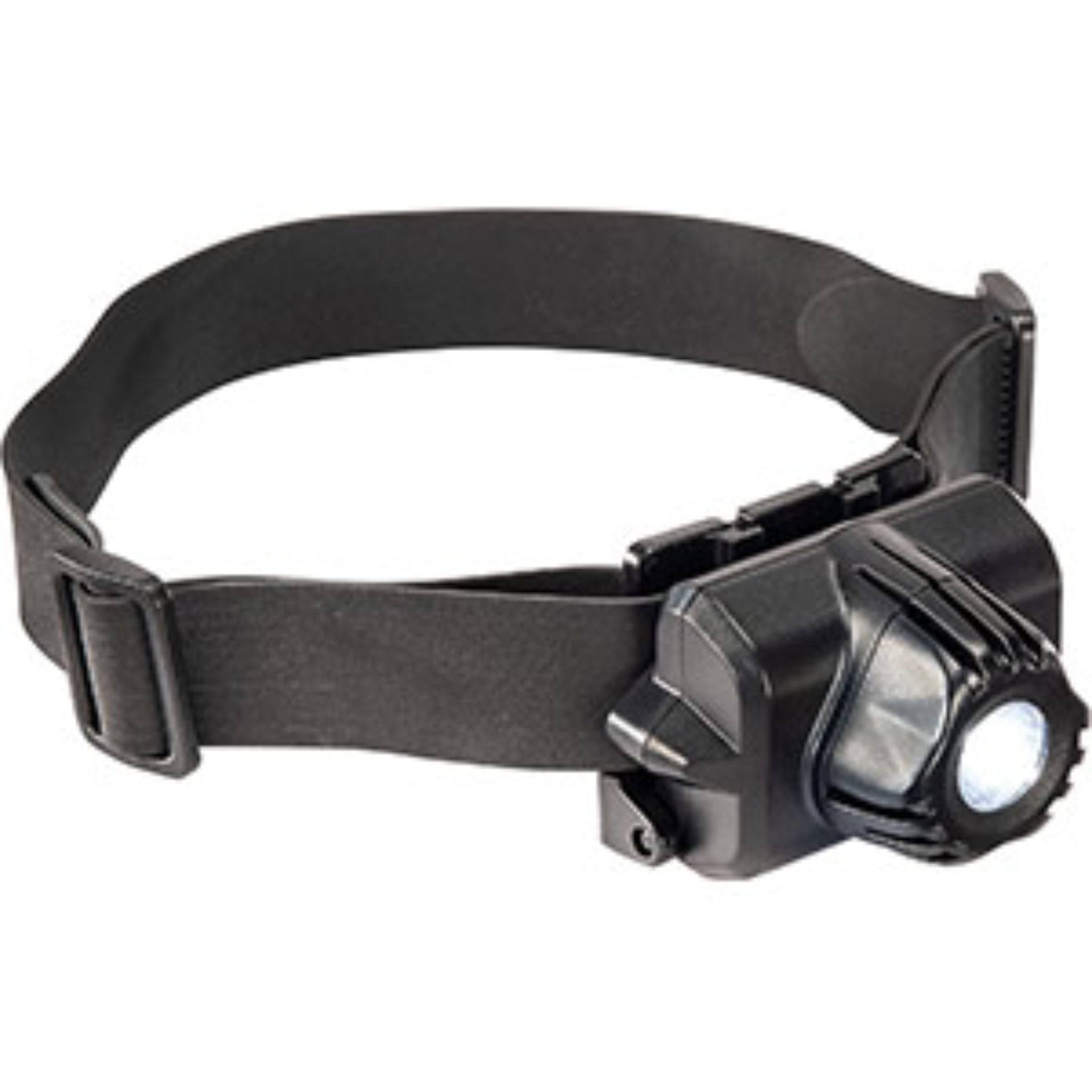 Pelican 2690 026900-0100-110 74 Lumens HeadsUp Lite Headlamp, Black, Full View