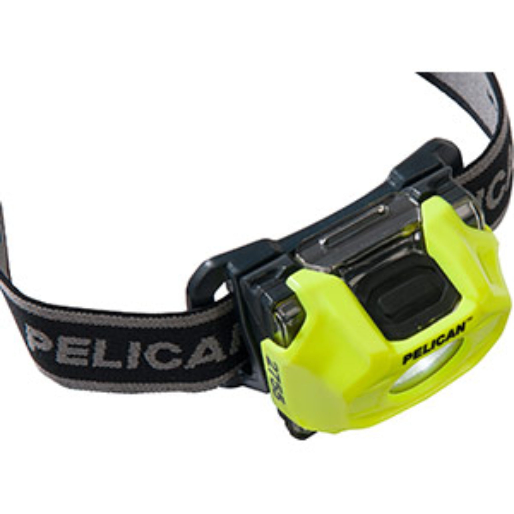 Pelican 2755 027550-0103-245 118 Lumens Headlamp, Hi-Vis Yellow, Top View