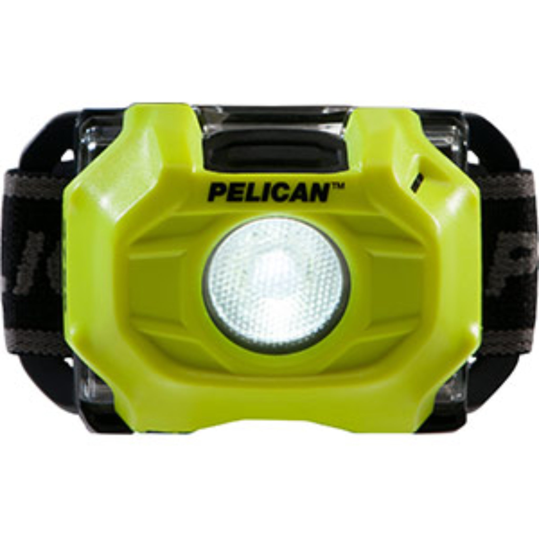 Pelican 2755 027550-0103-245 118 Lumens Headlamp, Hi-Vis Yellow, Front View