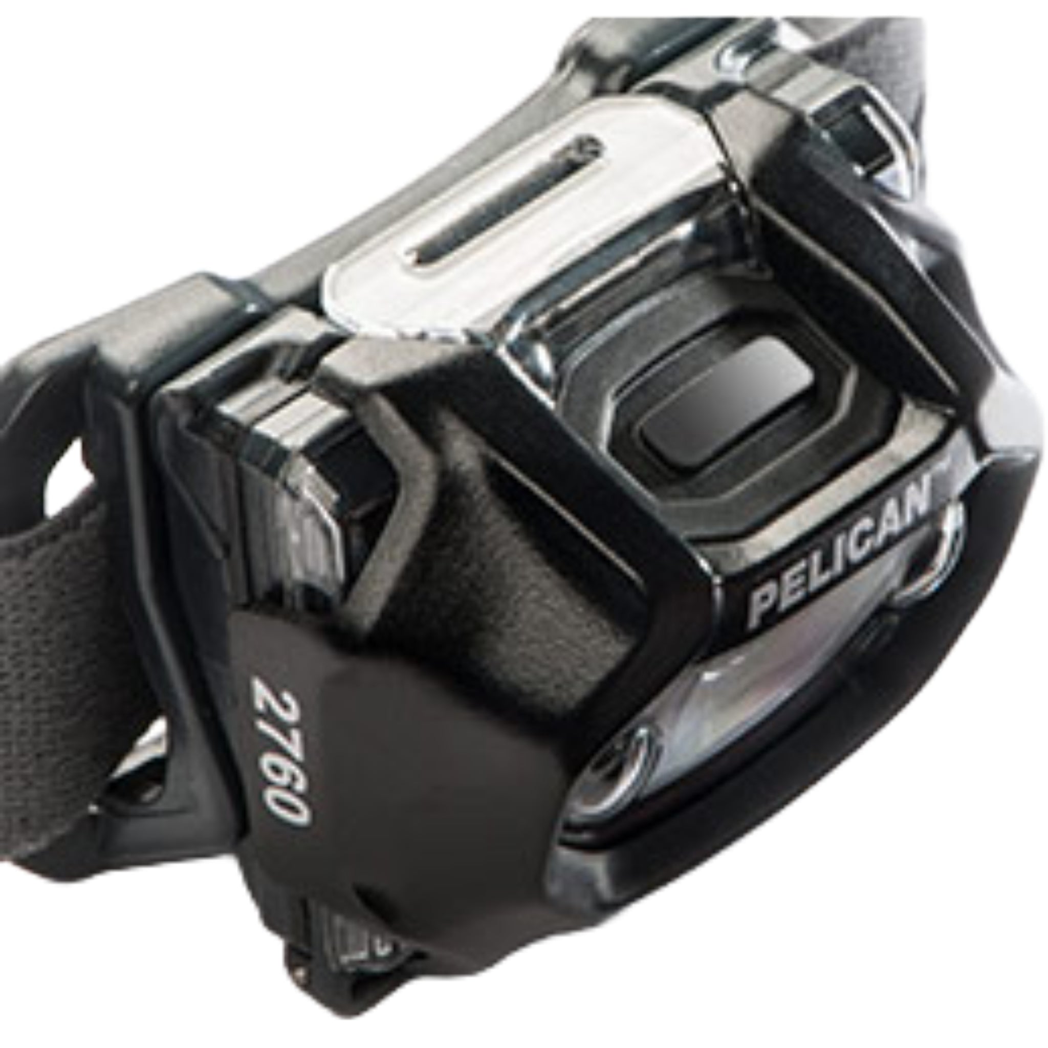 Pelican 2760 027600-0102-110 289 Lumens Headlamp, Black, Top View