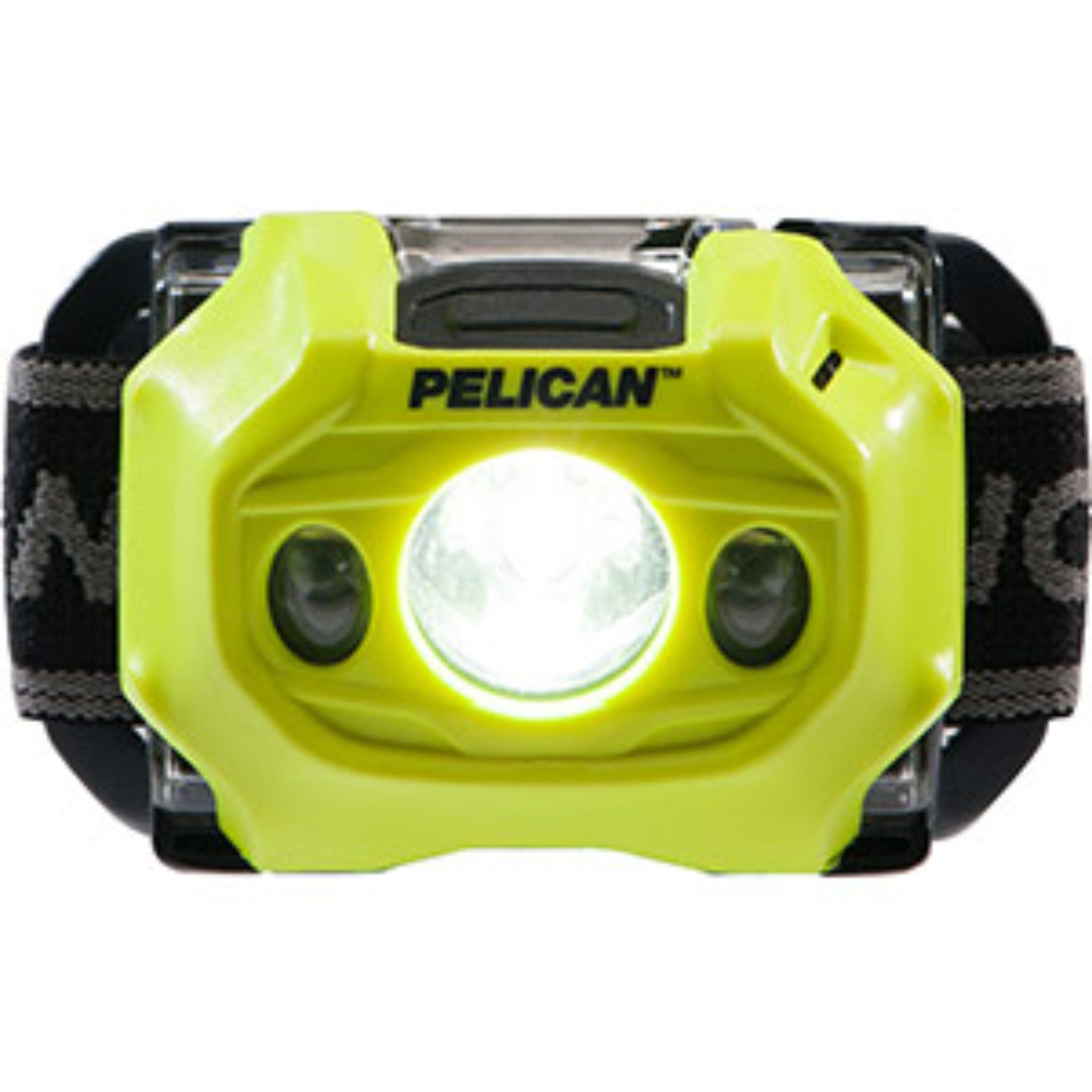 Pelican 2765 027650-0103-245 155 Lumens Headlamp, Hi Vis Yellow, Main Light On