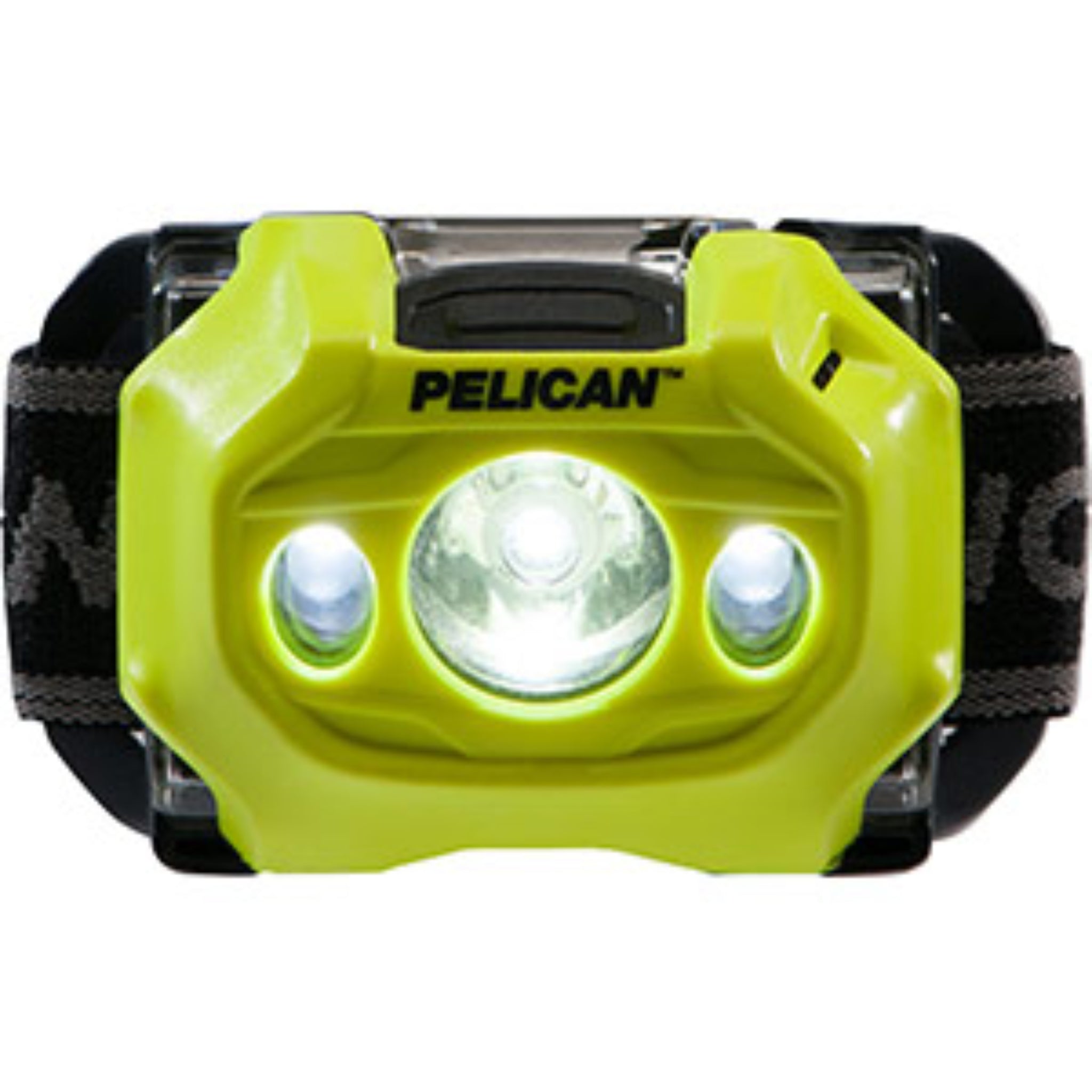 Pelican 2765 027650-0103-245 155 Lumens Headlamp, Hi Vis Yellow, Main and High Light On