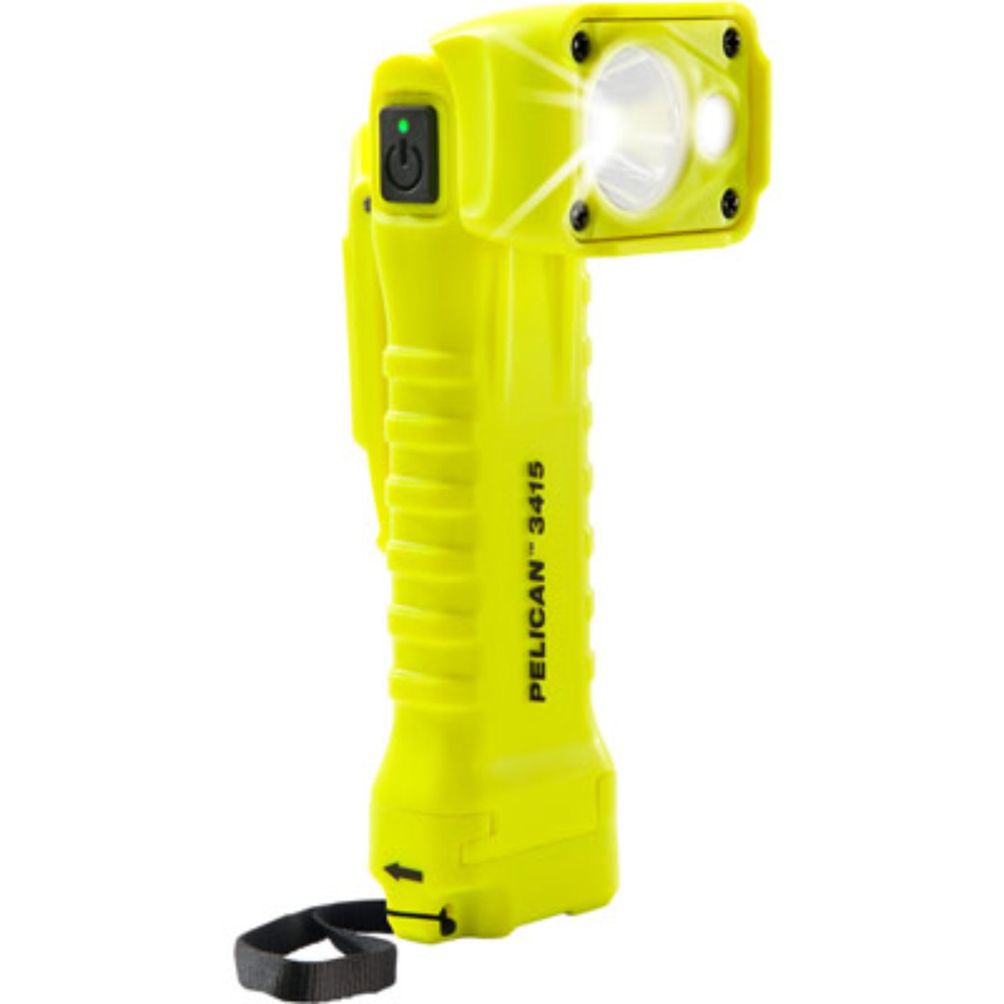 Pelican 3415 034150-0302-245 Right Angle Light, Hi-Vis Yellow, Vertical View