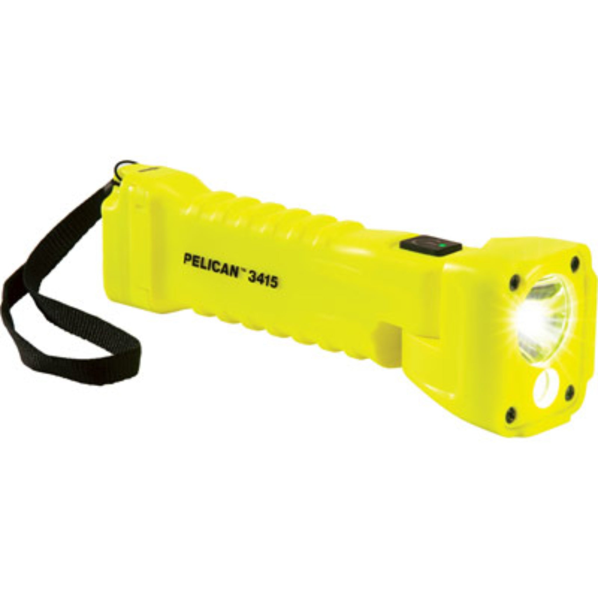 Pelican 3415 034150-0302-245 Right Angle Light, Hi-Vis Yellow, Angled View