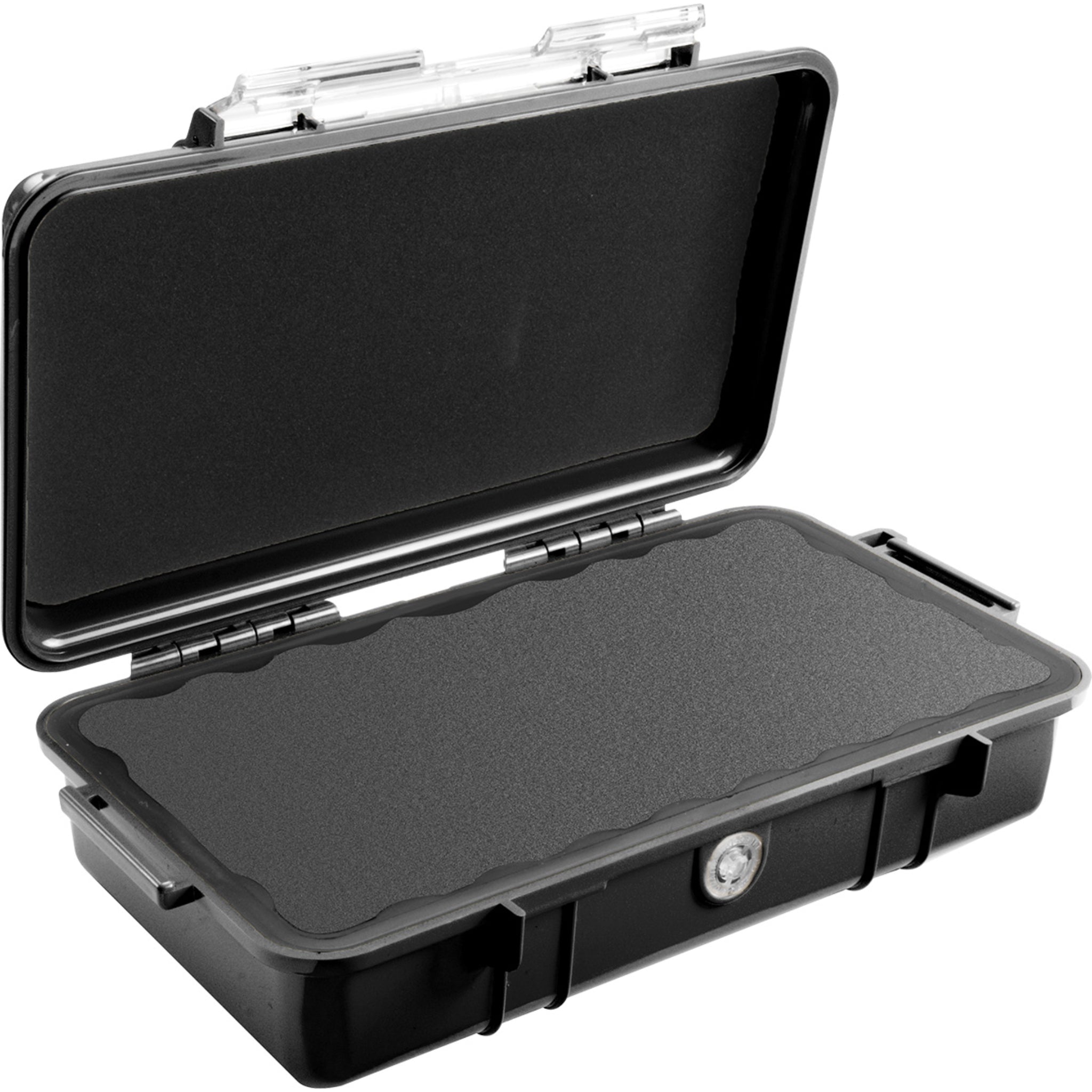 Pelican 1060 1060-025-100 Micro Case, Black-Clear, Inside View