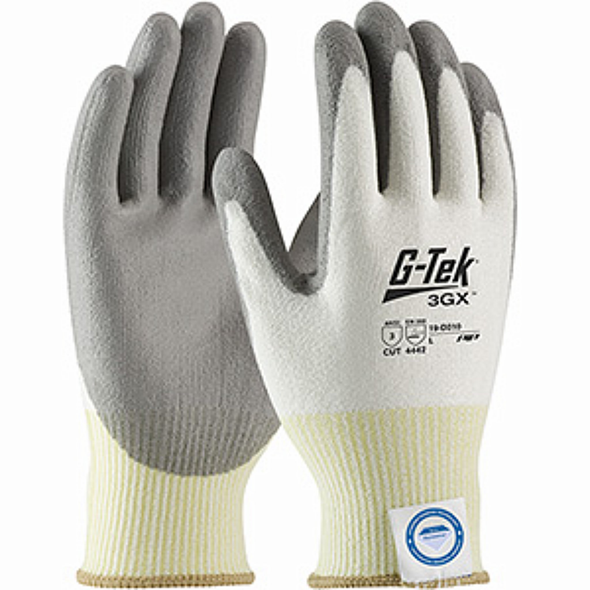 PIP G-Tek 19-D310 3GX Seamless Knit Dyneema Diamond/Lycra/Spandex Glove Polyurethane Coated Smooth Grip, Main Image