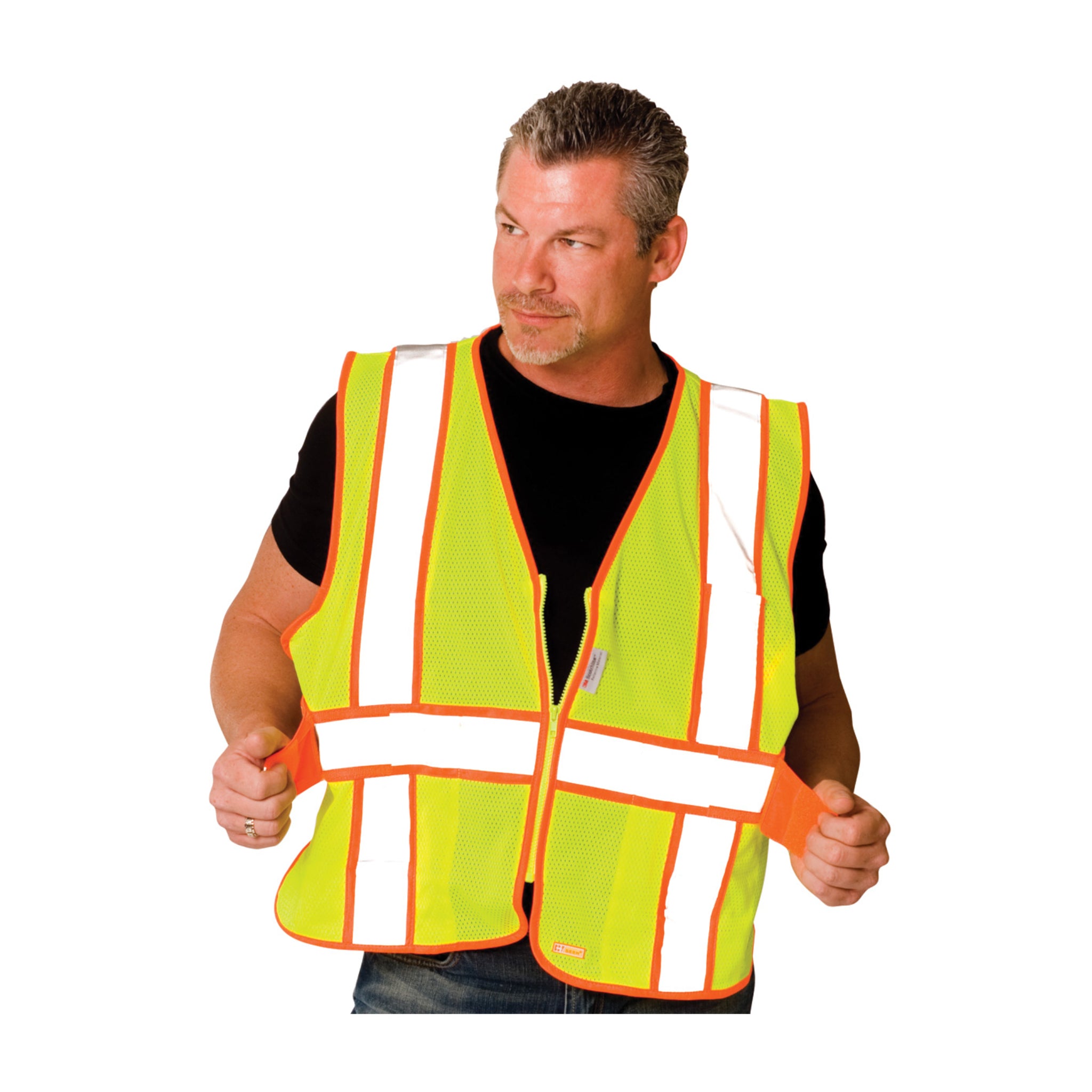 PIP 302-USV5 ANSI Type R Class 2 Expandable Two-Tone Mesh Vest, 1 Each, Image 4