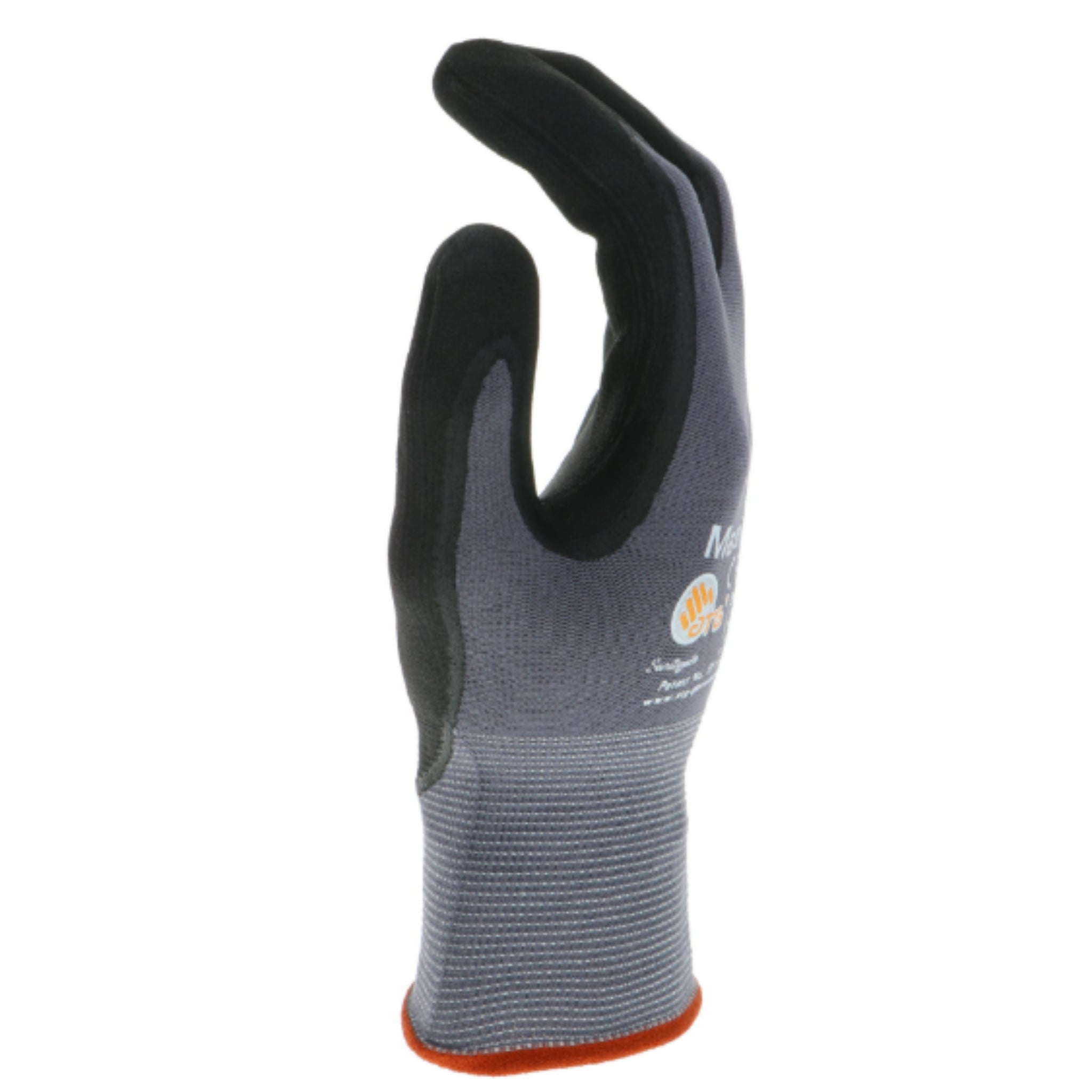 PIP ATG 34-874 Maxiflex Ultimate Gloves Micro Foam Nitrile Coated Palm Coat, Side View