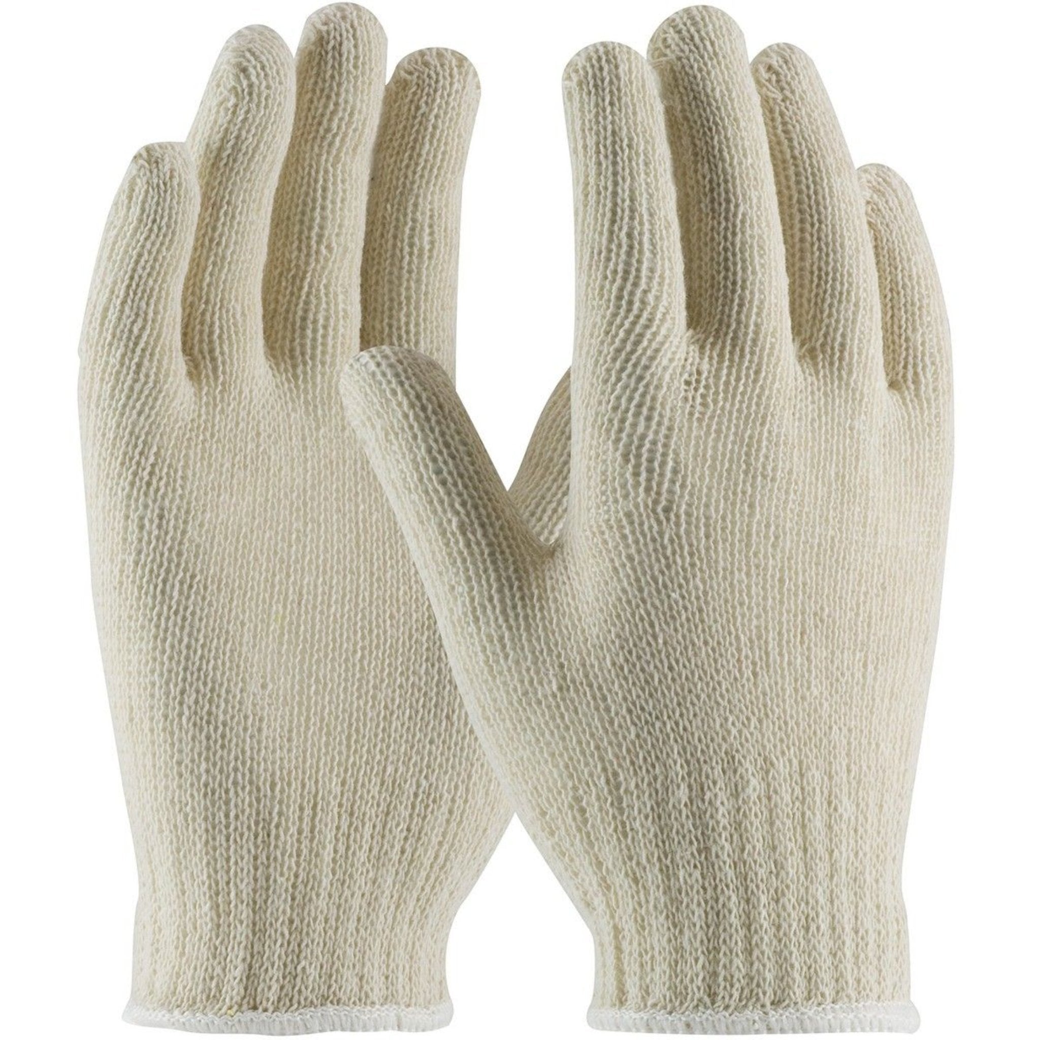 PIP 35-C103 Economy Weight Seamless Knit Glove, Natural, Pair of 12, Main Image