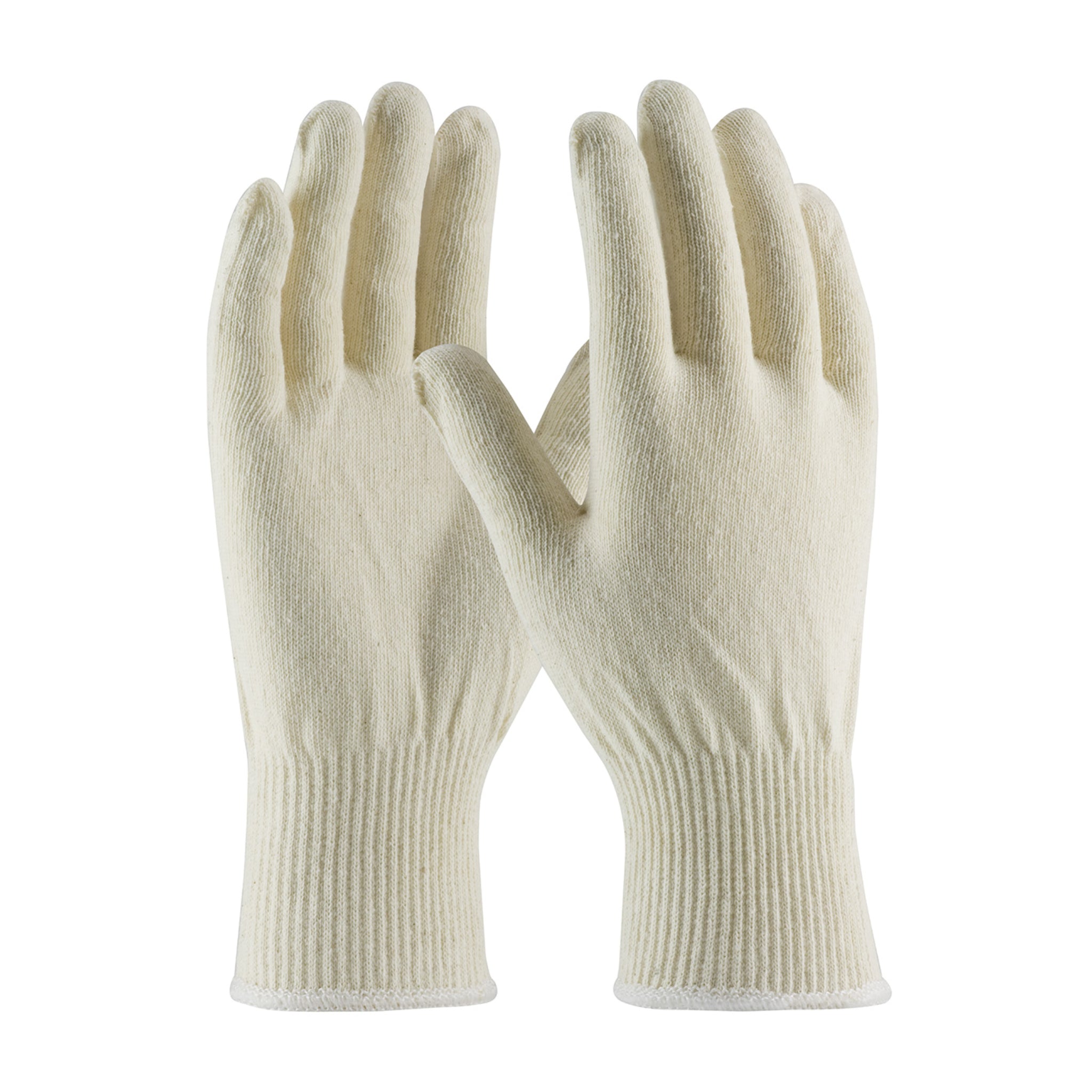 PIP 35-C2113 13-Gauge Light Weight Seamless Knit Cotton/Polyester Glove, Natural, Pair of 12, Main Image