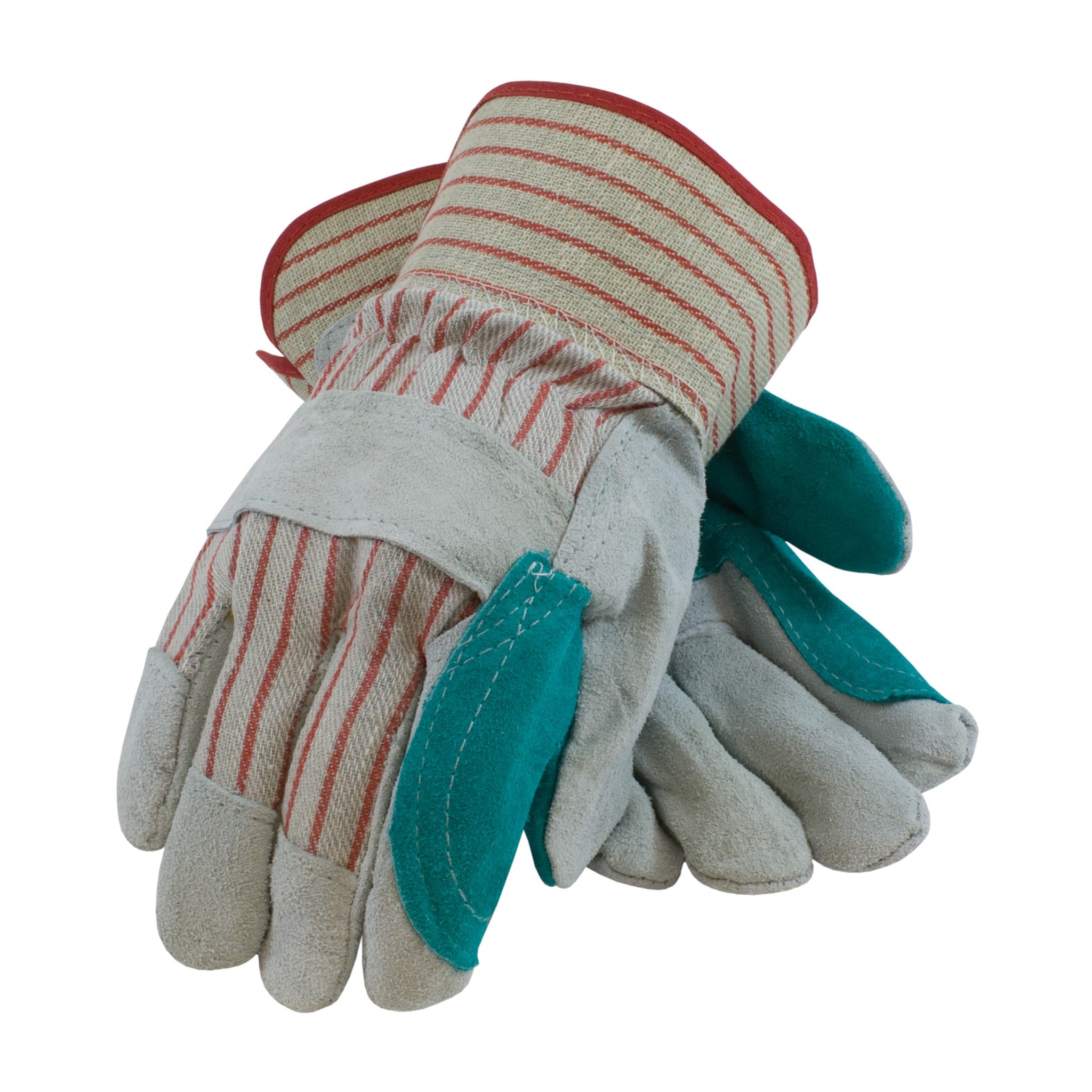 PIP 85-7512J Double Leather Palm Gloves with Safety Cuff, 1 Dozen, Main Image_02