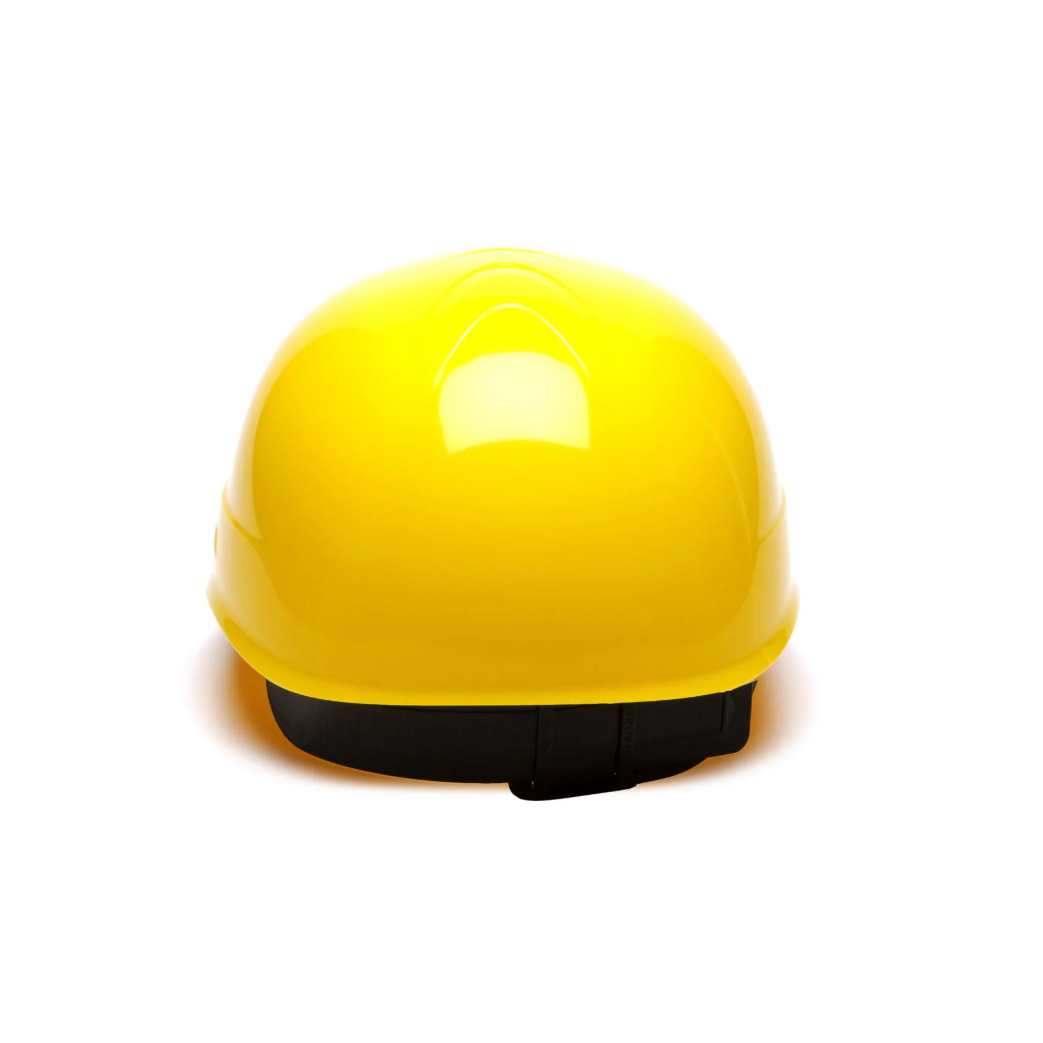 Pyramex Ridgeline HP400 Series Bump Cap, 4 Point Glide Lock Suspension, Yellow, Back View