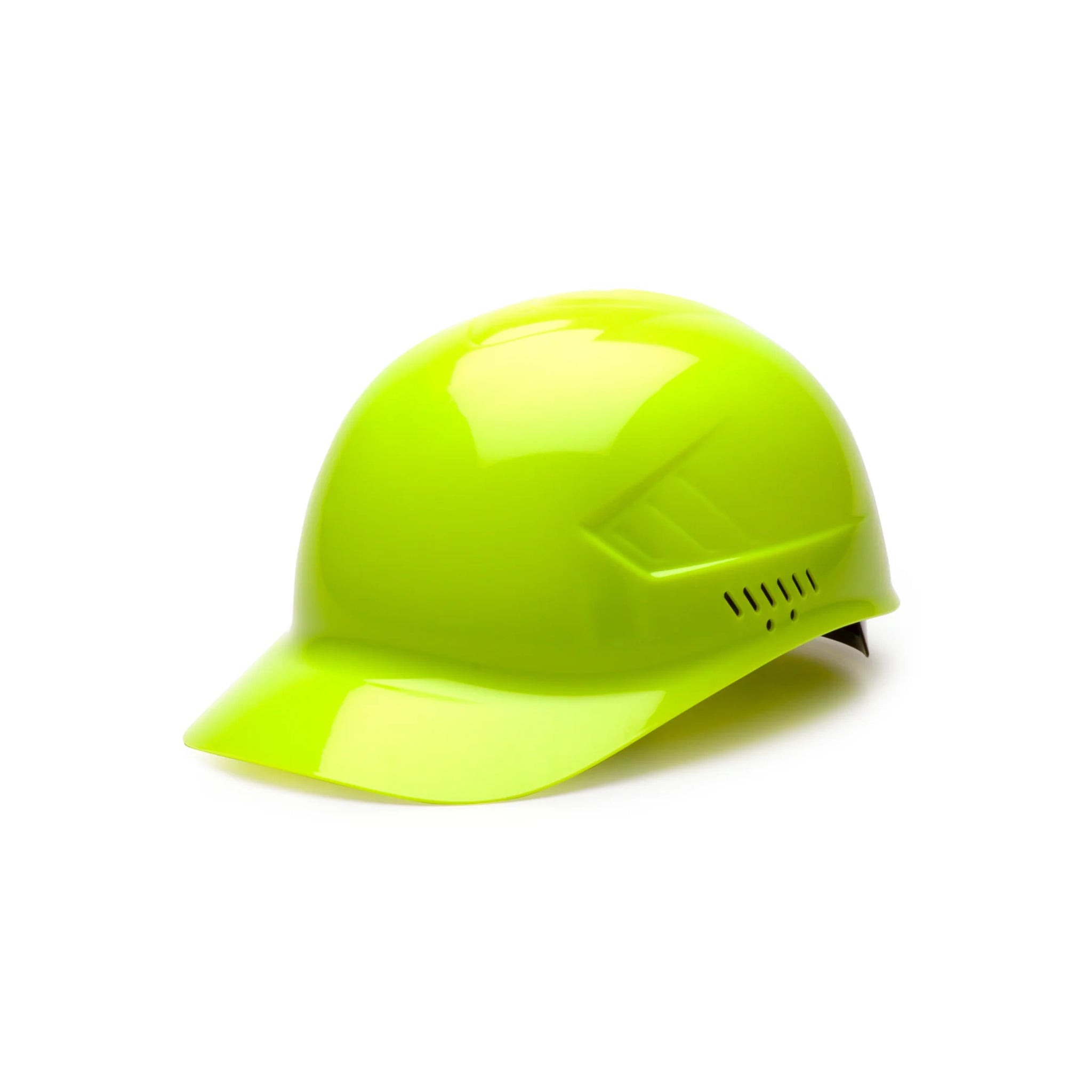 Pyramex Ridgeline HP400 Series Bump Cap, 4 Point Glide Lock Suspension, Hi-Vis Lime, Main Image