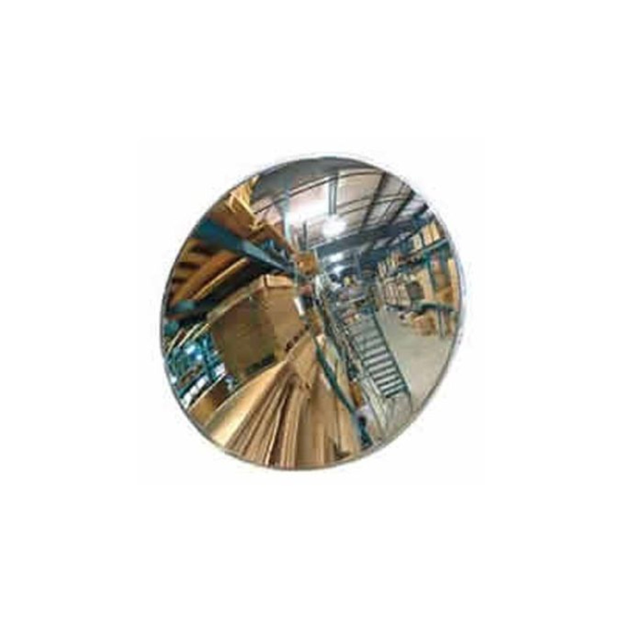 Se-Kure Domes & Mirrors CVI-18SB 18" Diameter Convex Mirror With Safety Border, 1 Each, Main Image