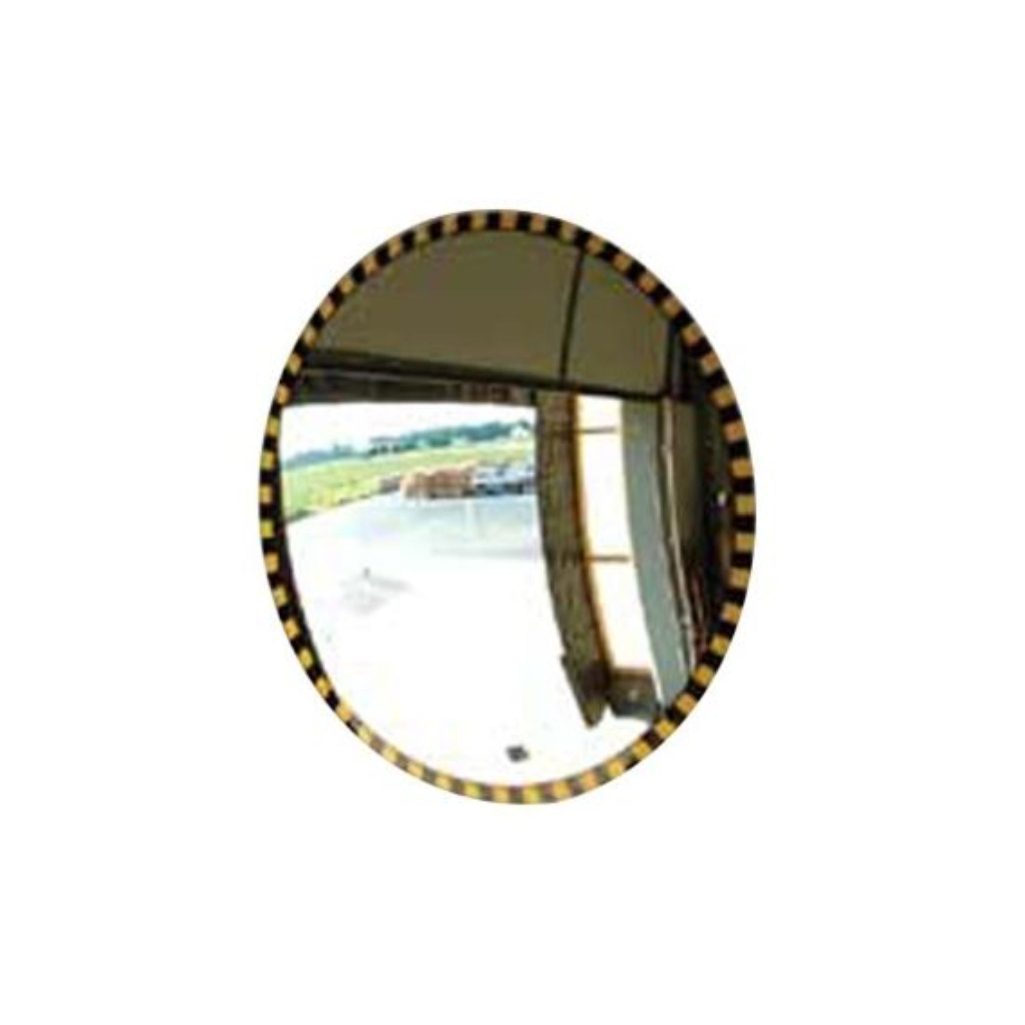 Se-Kure Domes & Mirrors CVI-26SB 26" Diameter Convex Mirror With Safety Border, 1 Each, Main Image