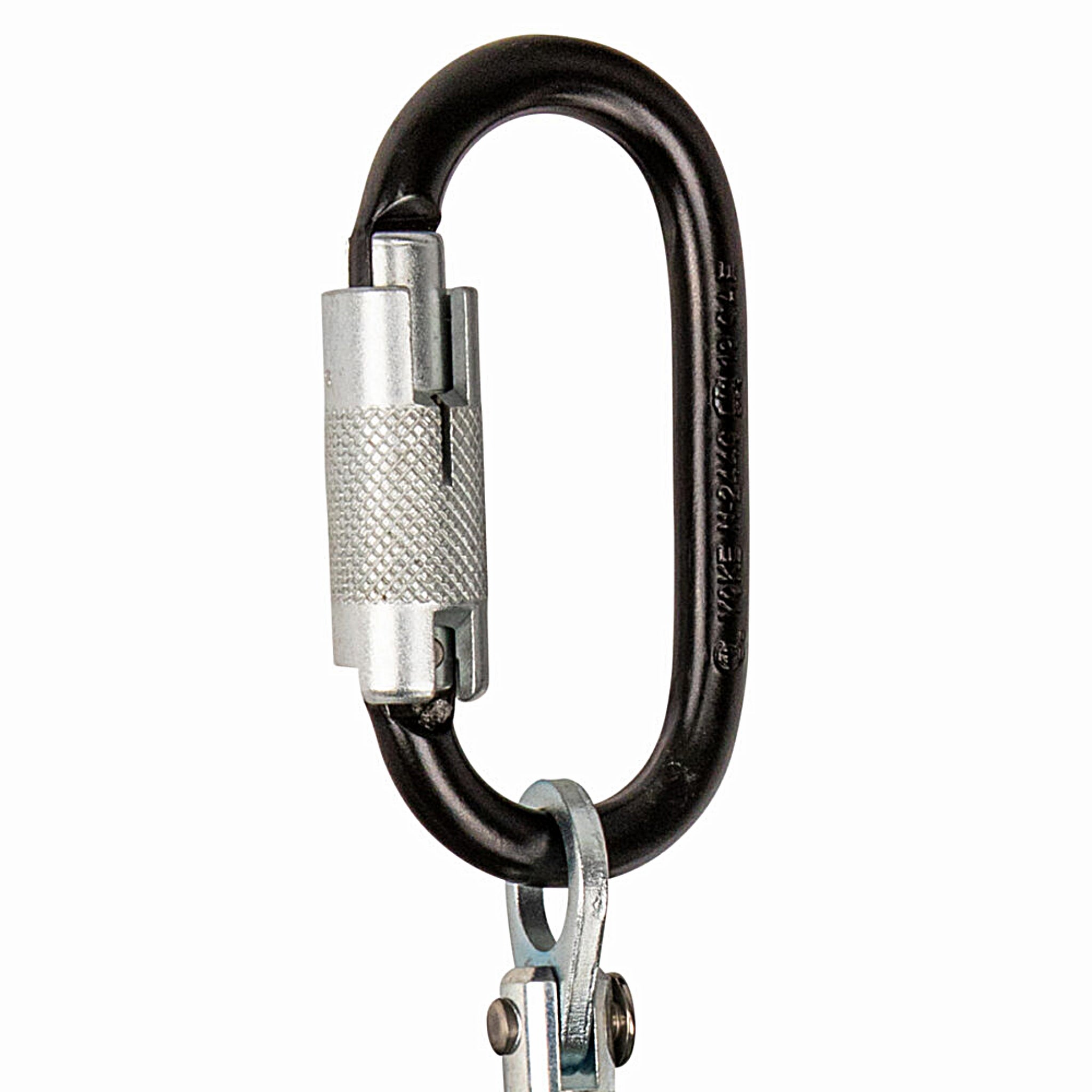 Safewaze 018-5009 Latitude Pro 7' Single Web SRL-P, Triple Lock Carabiner_detail