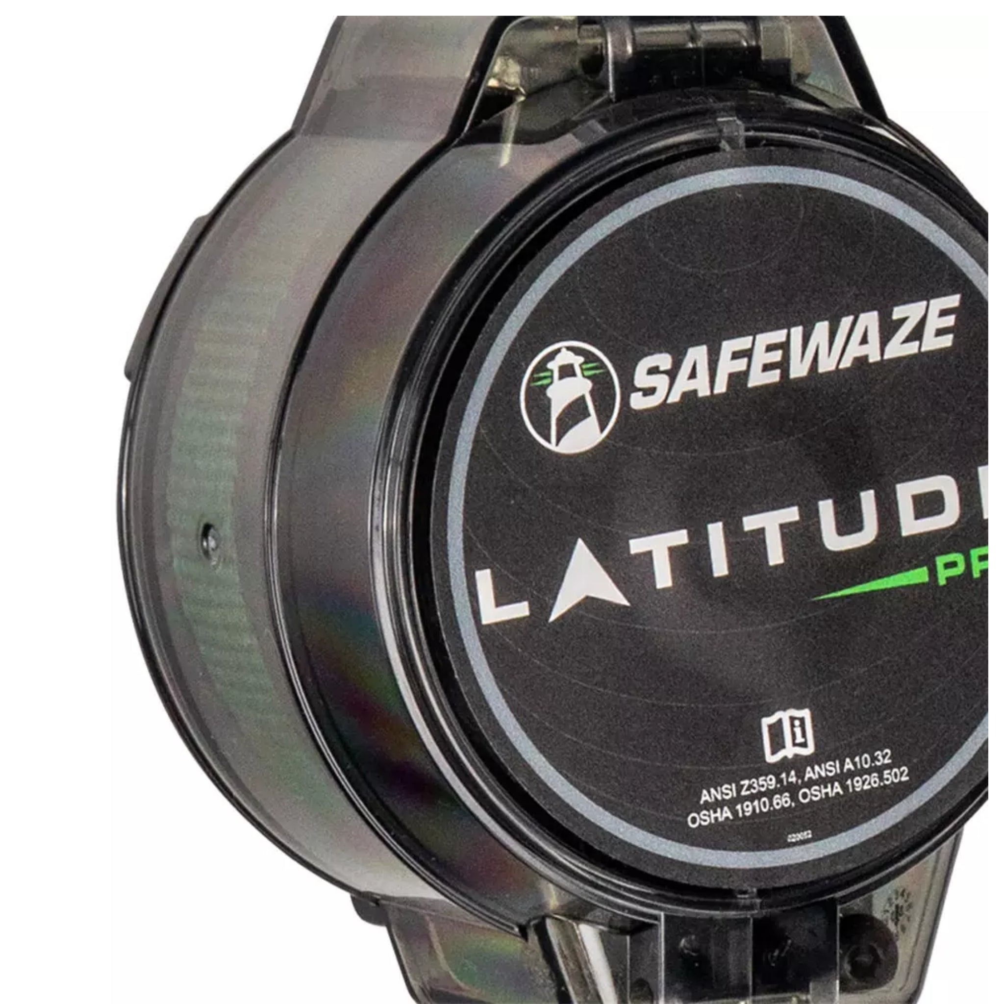 SafeWaze 018-5009 Latitude Pro 7' Single Web SRL-P, Triple Lock Carabiner, Alu Snap Hook