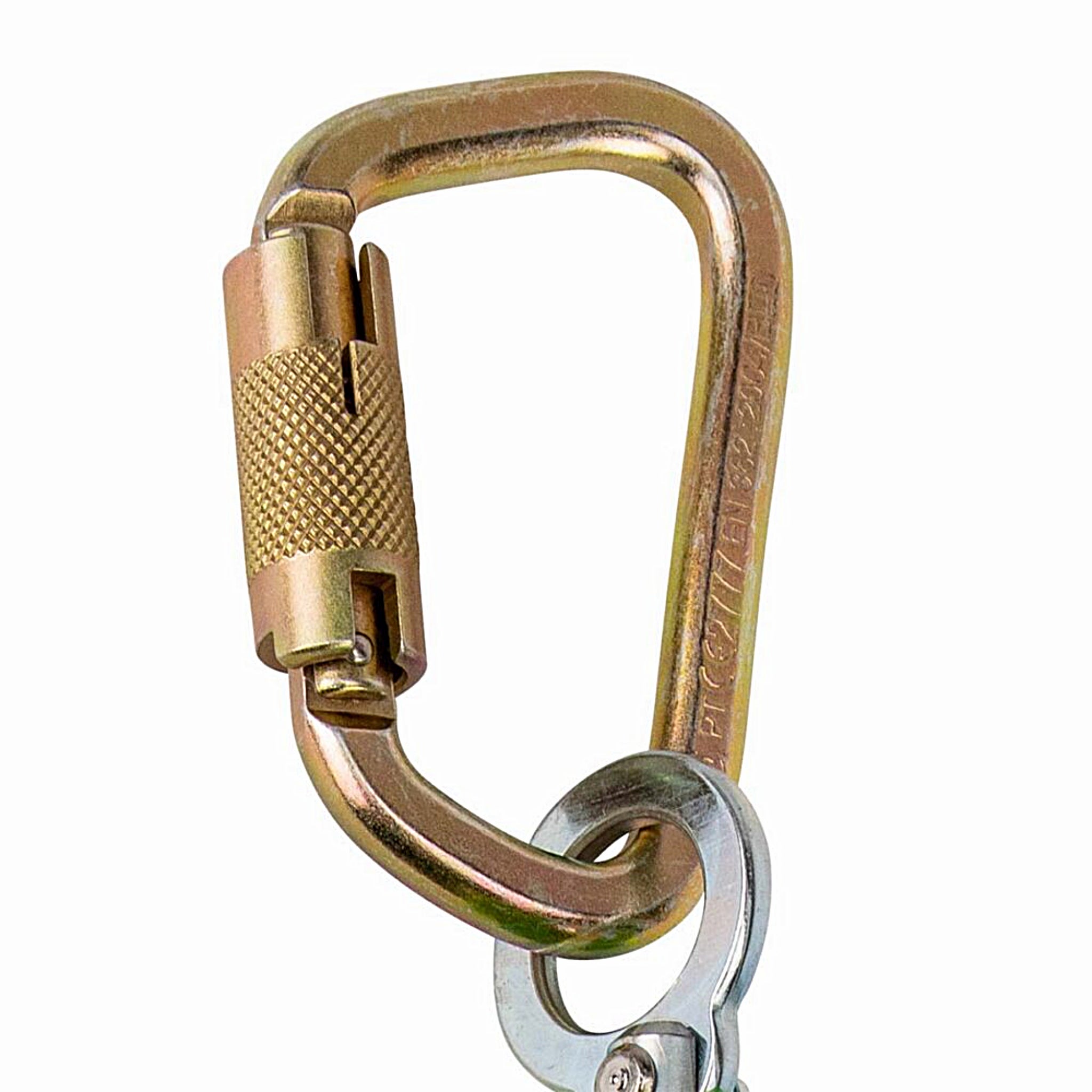 SafeWaze 019-5044 Latitude 6' Single Web SRL-P, Carabiner, Snap Connector