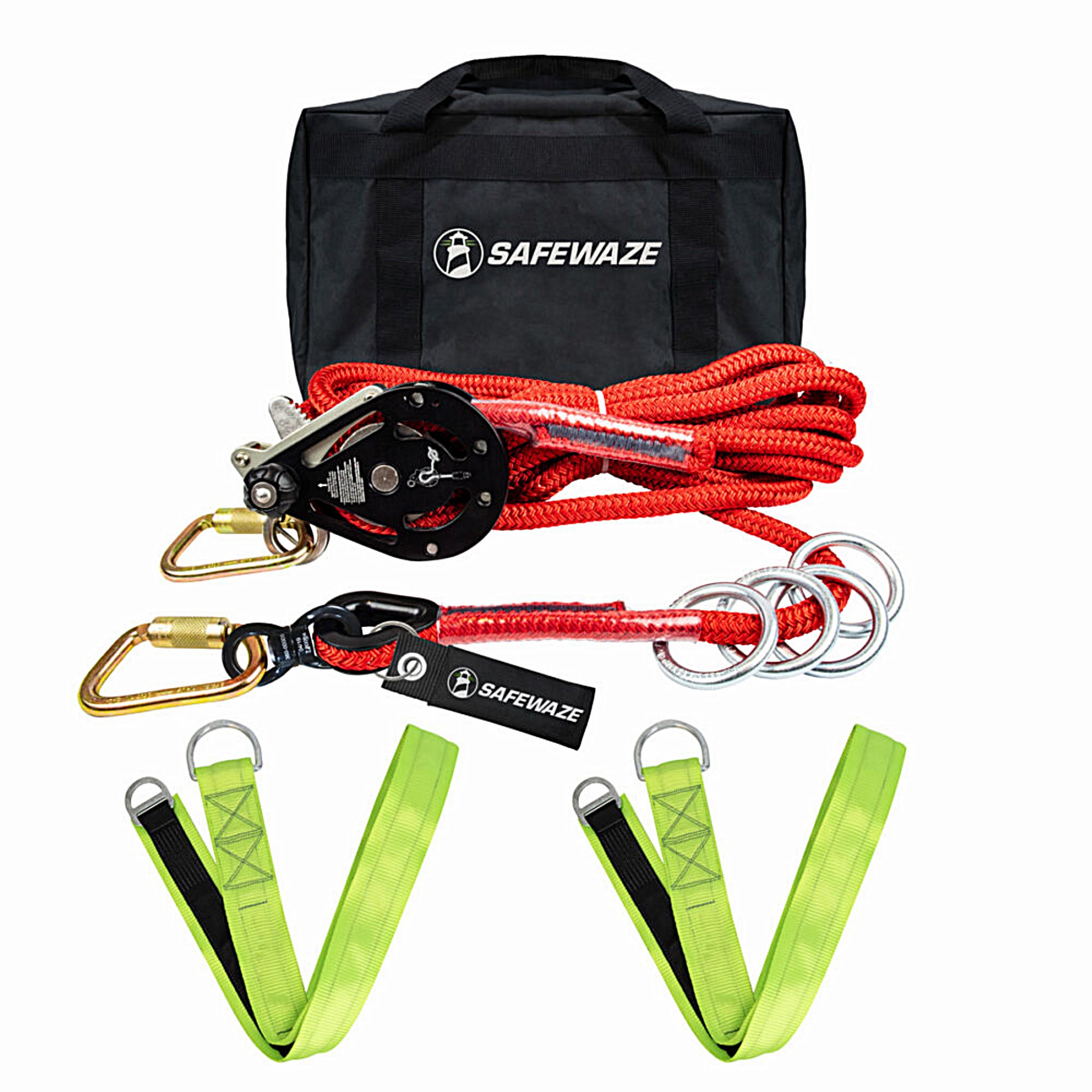 Safewaze 019-8015 4-Person Rope HLL, Cross Arm Straps, 1 Each