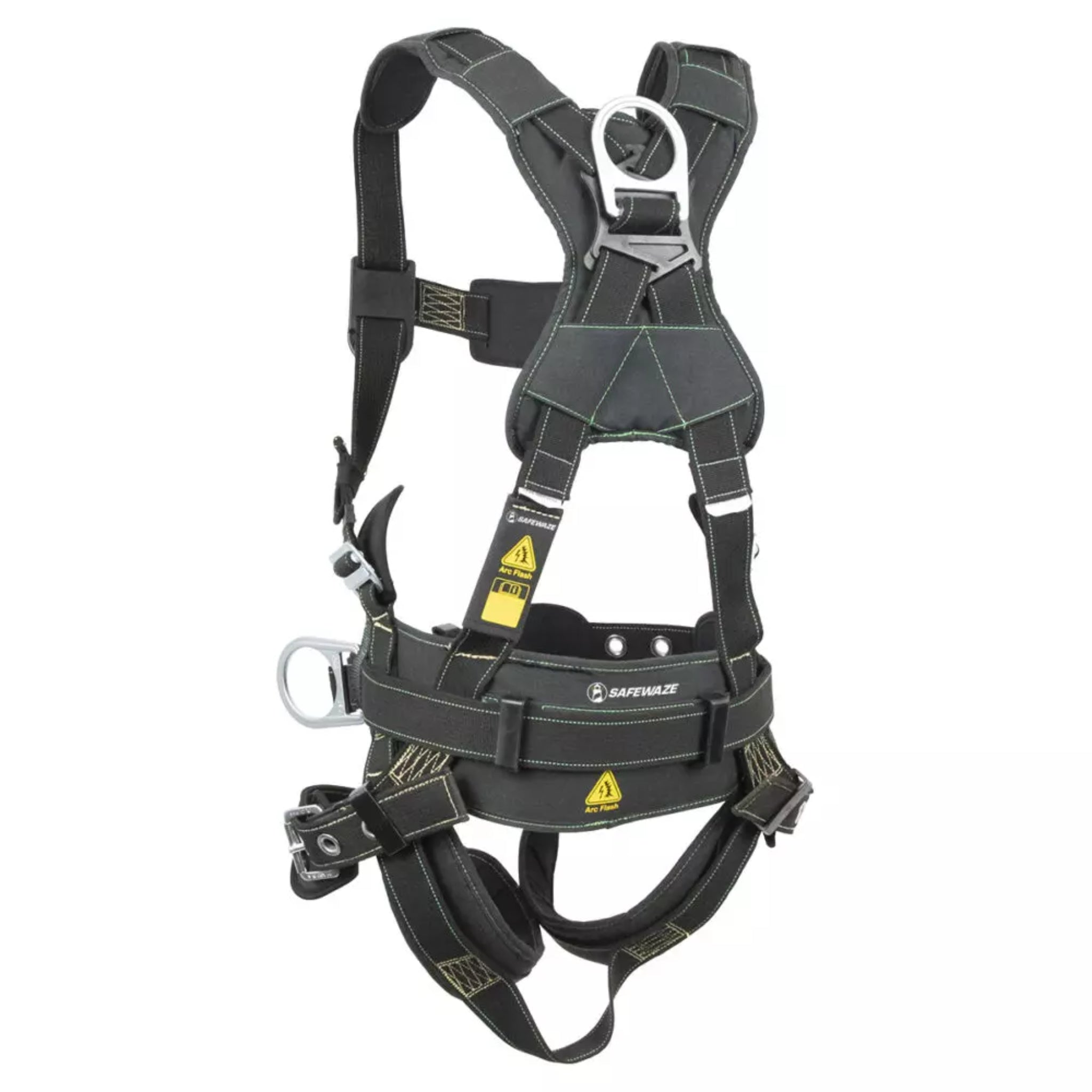 Safewaze 020-134 Series Arc Flash Construction Harness, 3D, MB Chest, TB Legs, back view_2