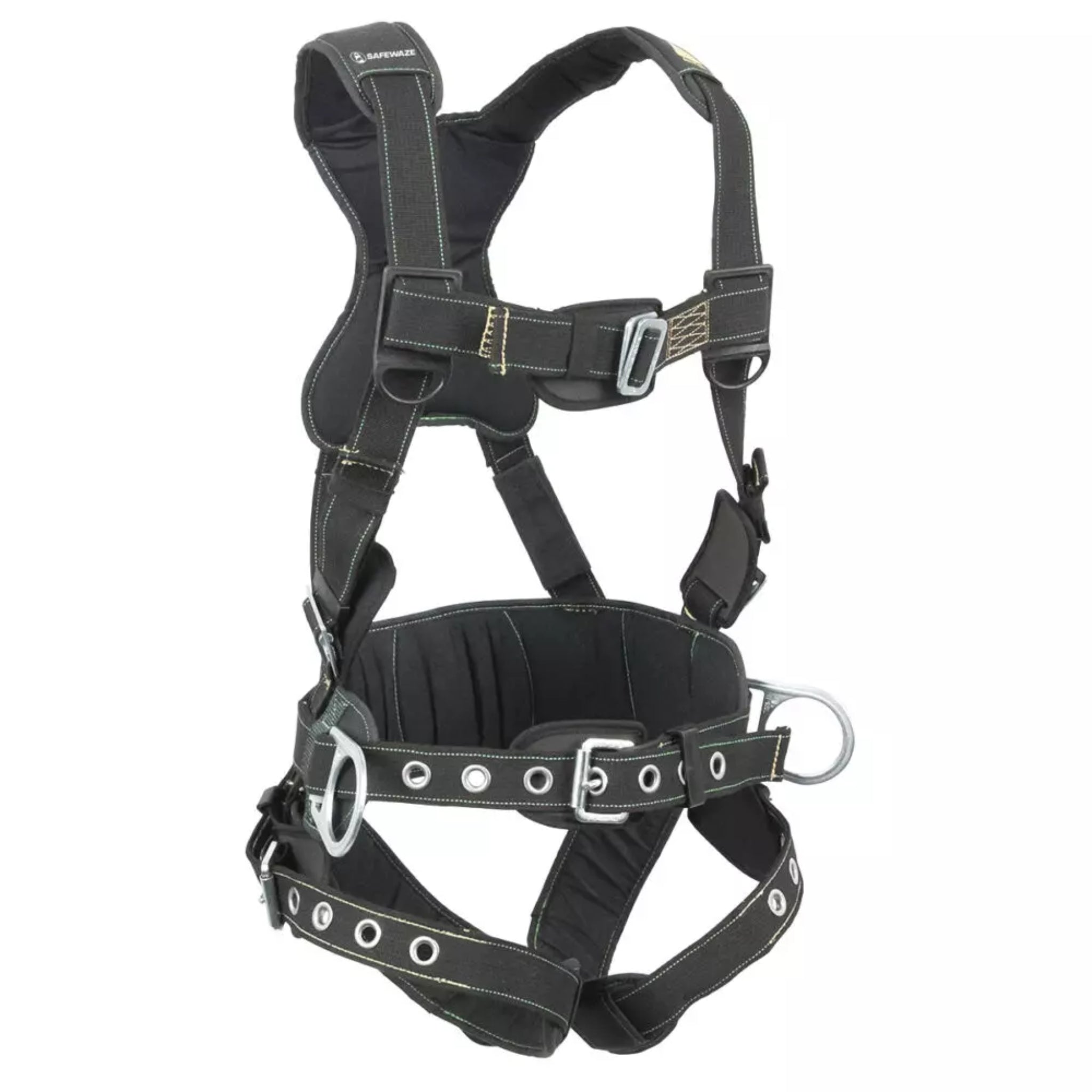 Safewaze 020-134 Series Arc Flash Construction Harness, 3D, MB Chest, TB Legs, front view_2