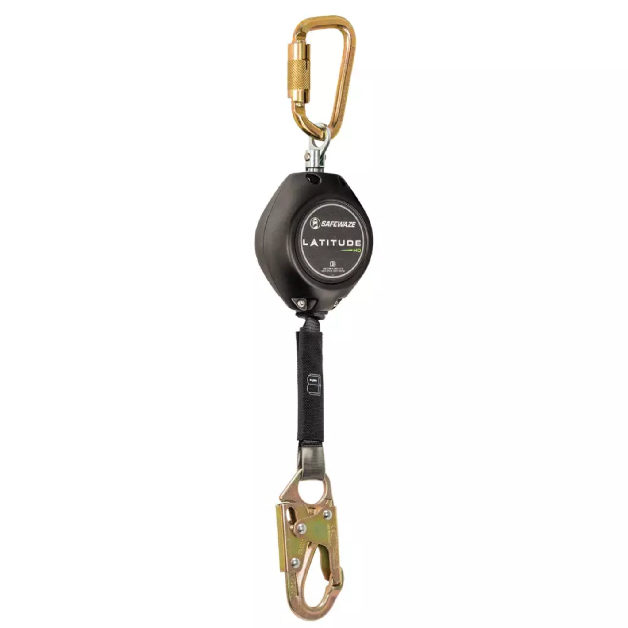 Safewaze FS-FSP1411-W Latitude HD 11' Single Web SRL-P, Carabiner, main image