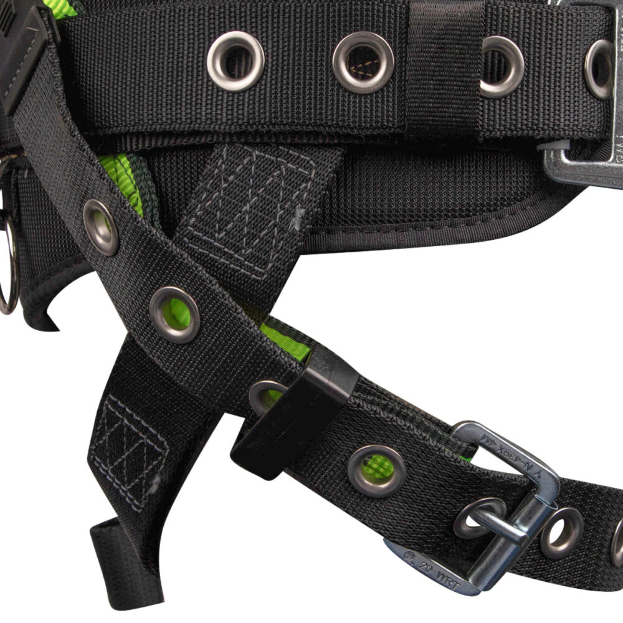 Safewaze FS170 Series PRO Construction Harness, friction buckle adjuster detail