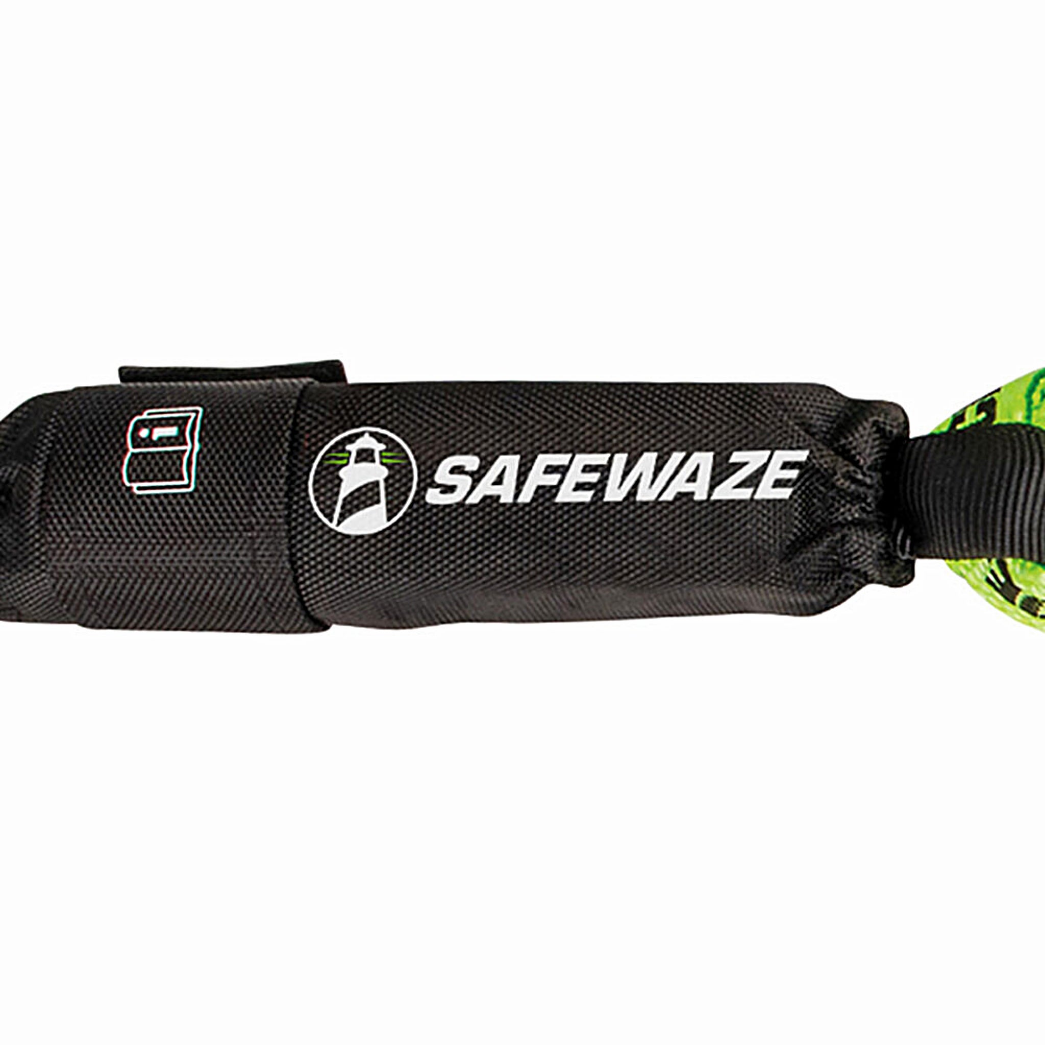 Safewaze FS566-4 PRO Energy Absorbing Lanyard, Dual Leg, Rebar Hook, 1 Each