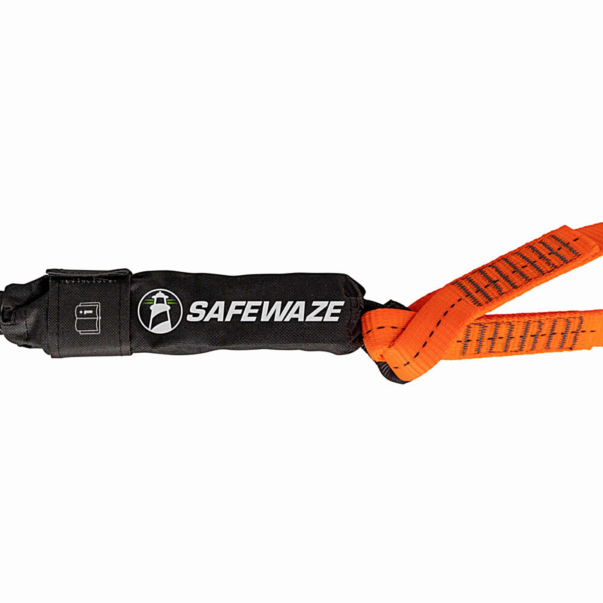 Safewaze FS88561-E V-Line 6' Energy Absorbing Lanyard, Dual Leg, Snap Hooks, 1 Each