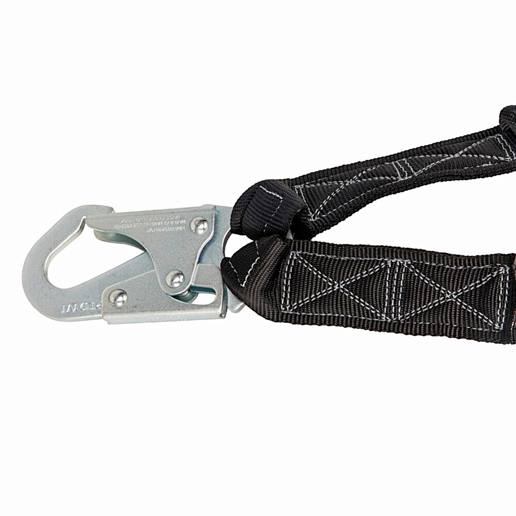 Safewaze FS88586 V-Line 6' Internal Energy Absorbing Lanyard, Dual Leg, Rebar Hooks, 1 Each