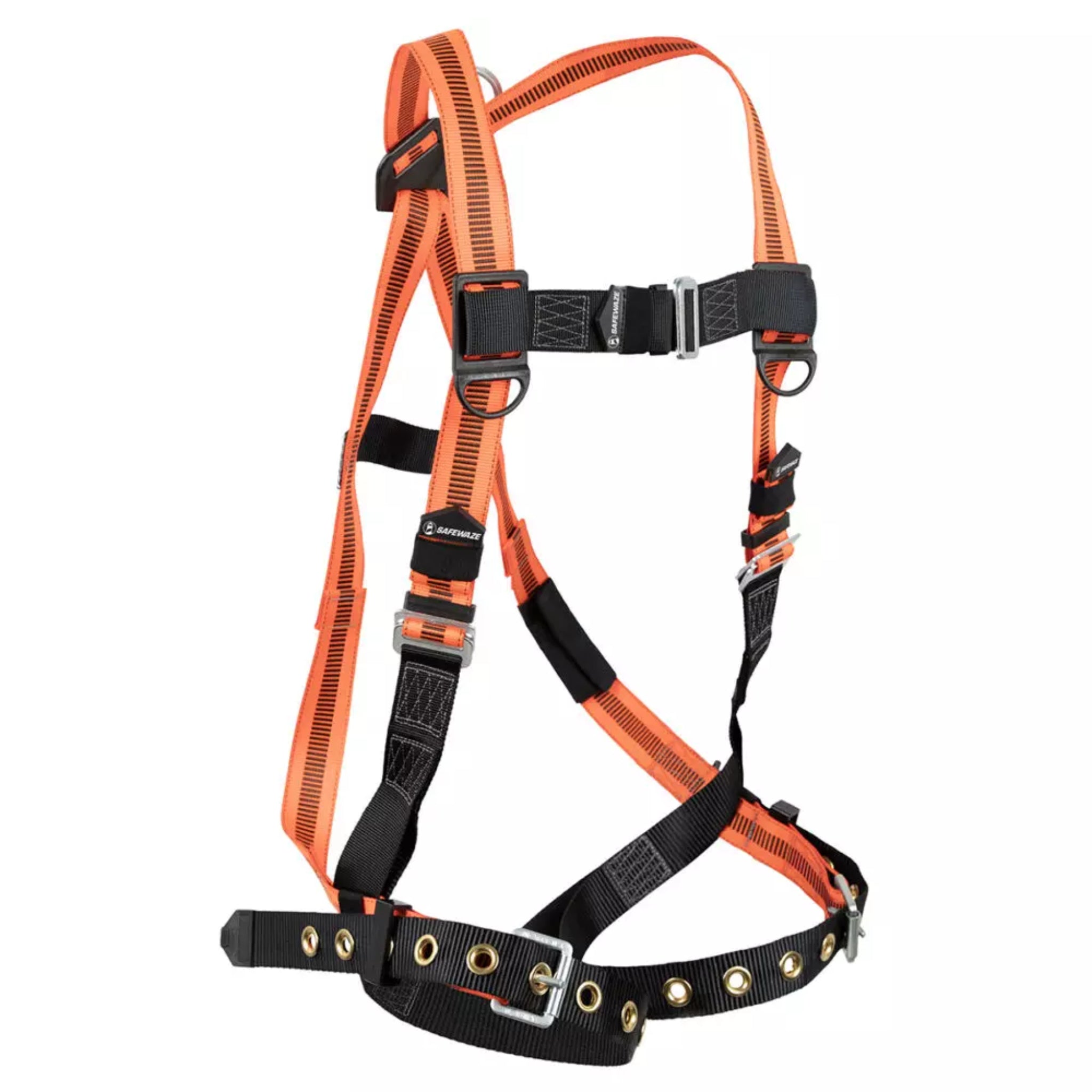 Safewaze FS99185-E V-Line Full Body Harness, Universal, 1D, MB Chest, TB Legs, front view