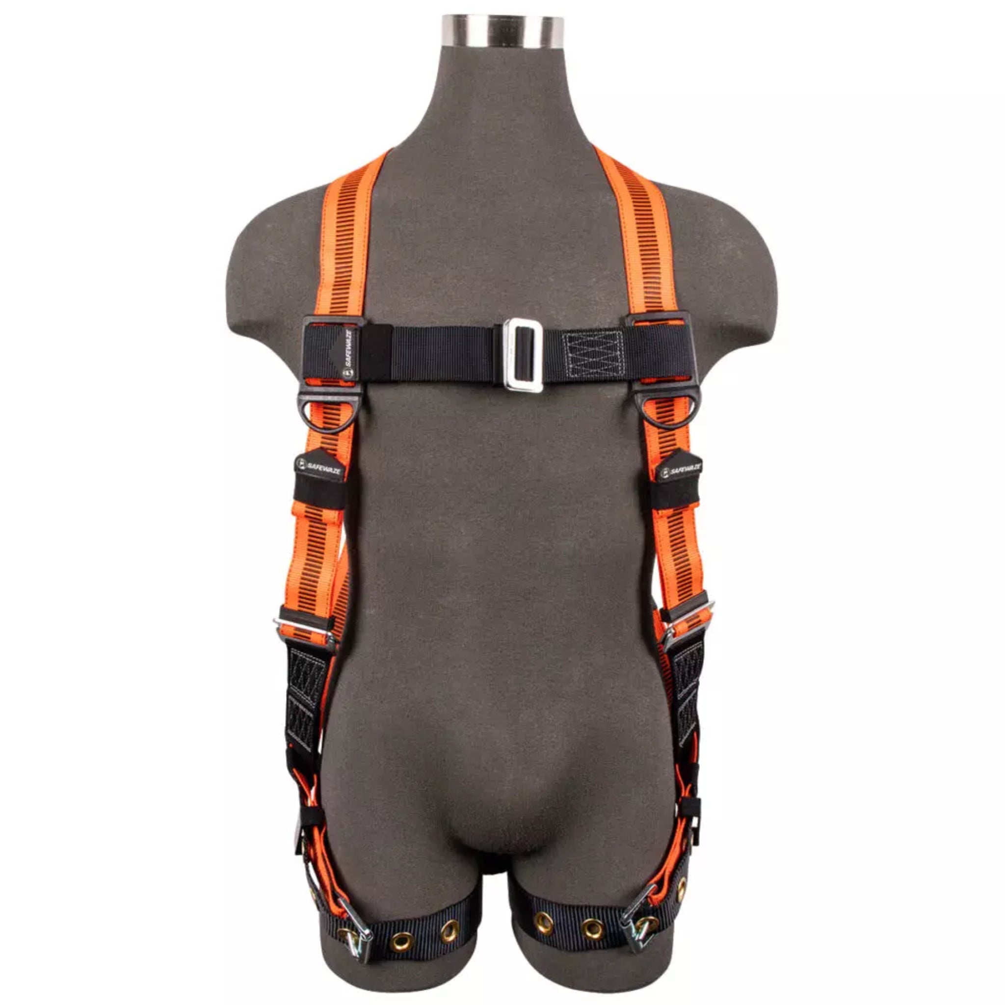 Safewaze FS99185-E V-Line Full Body Harness, Universal, 1D, MB Chest, TB Legs, main image, front view