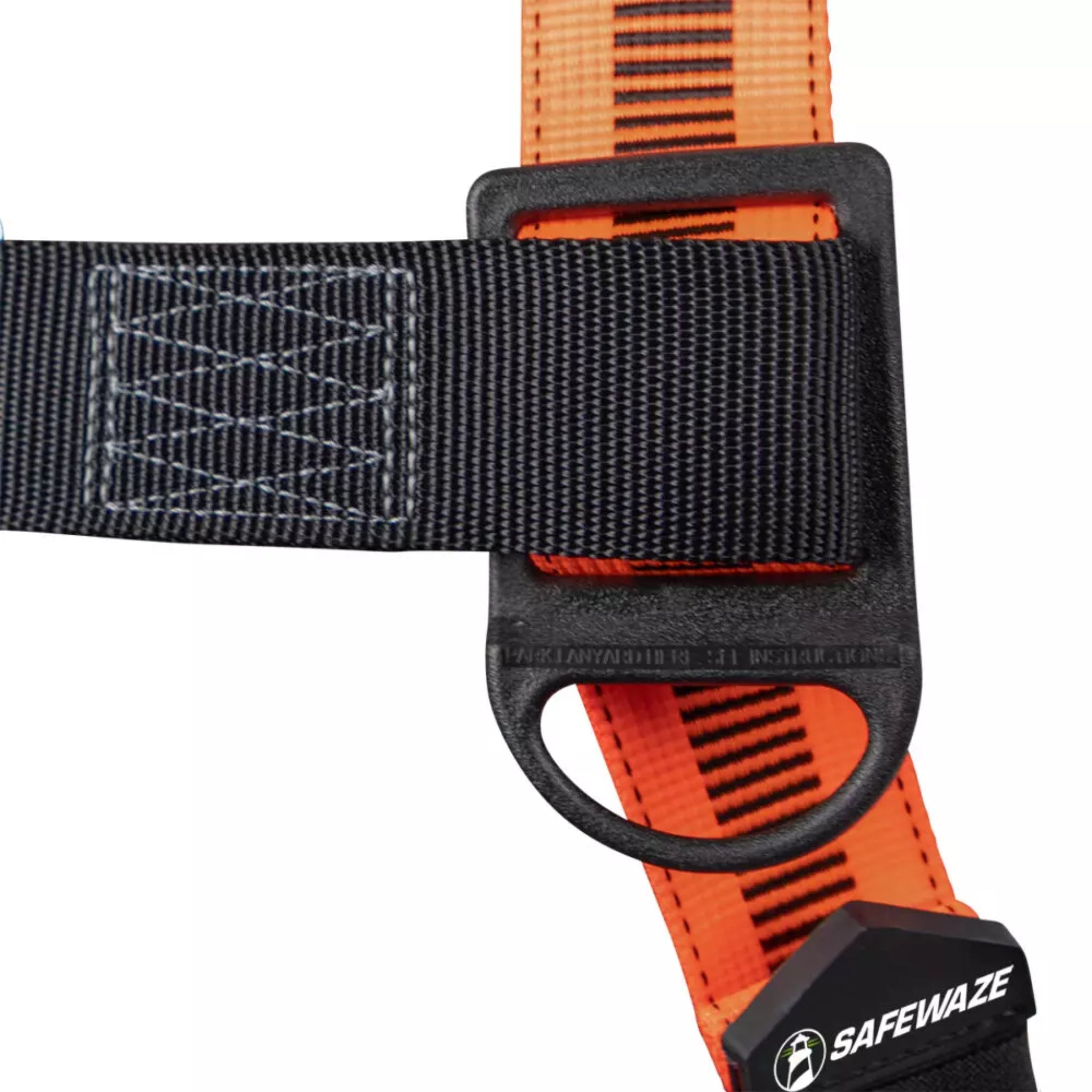 Safewaze FS99185-E V-Line Full Body Harness, Universal, 1D, MB Chest, TB Legs, mating buckle detail